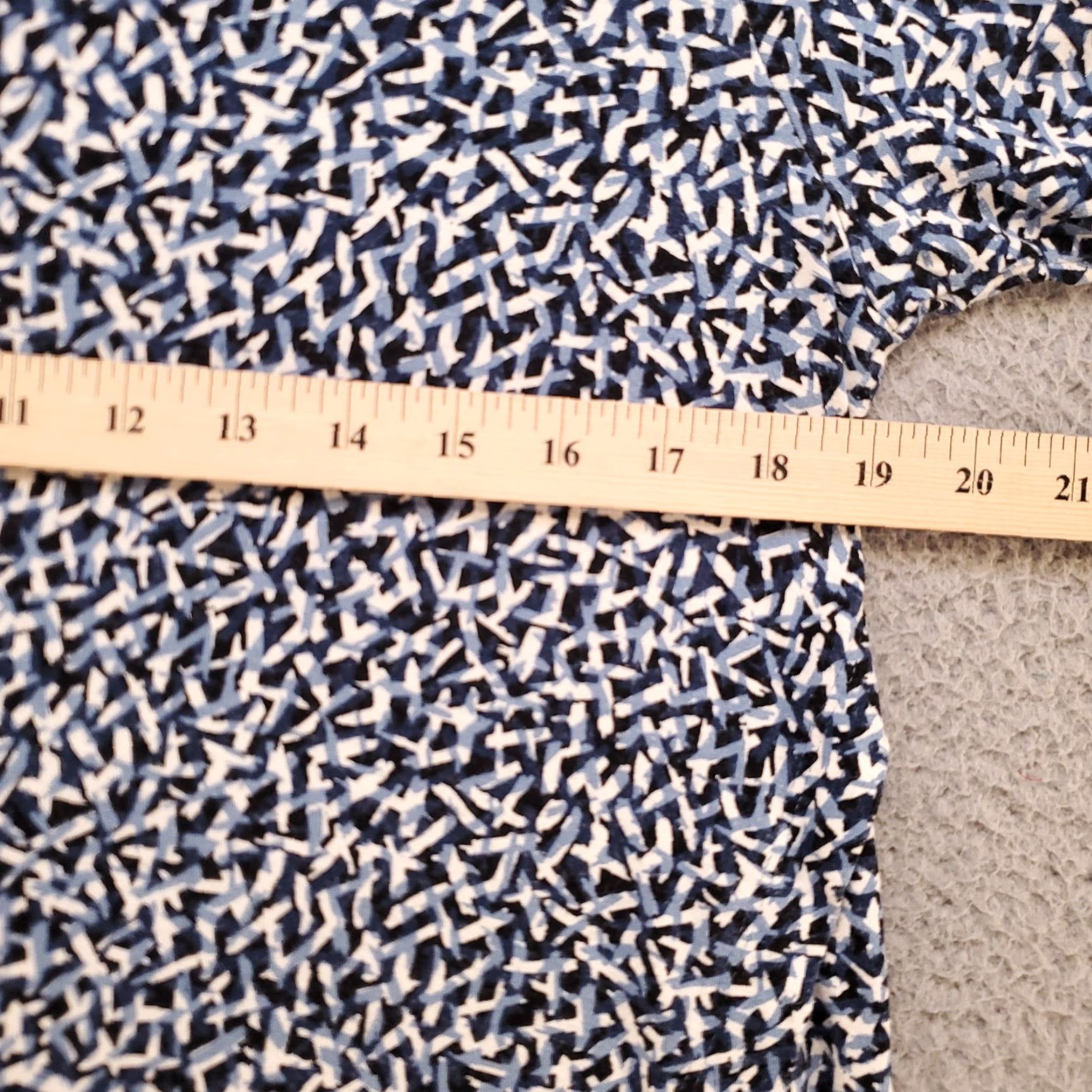 J. Jill VINTAGEJill Tunic Womens Size Medium Geometric Pattern Asymmetric Bottom Hem Size 32" / US 10 / IT 46 - 5 Thumbnail