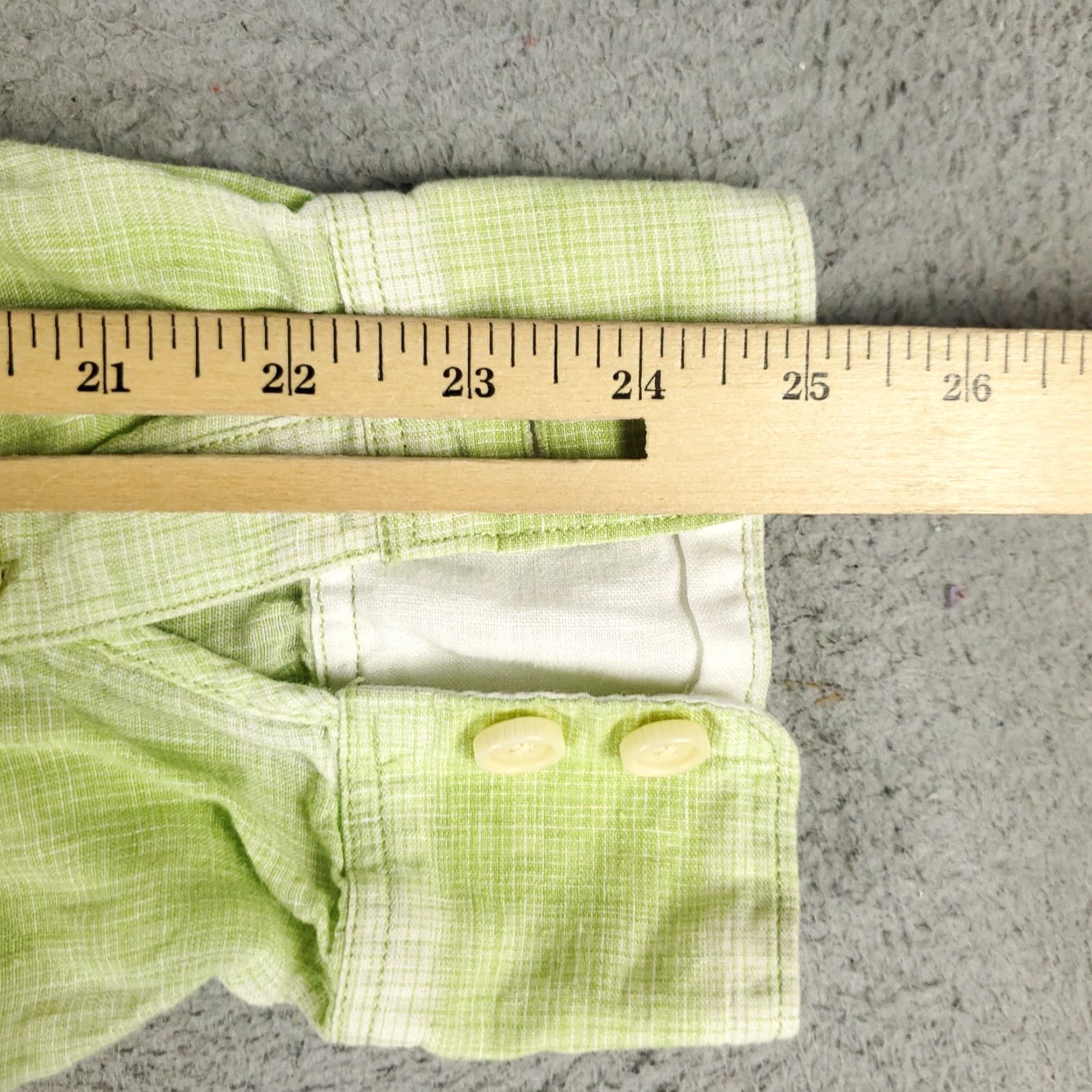 Tommy Bahama Tommy Bahama Shirt Mens 2XL Green Check Linen Button-Up Long Sleeve Shirt - Casual, Beach, Modern, Classic, Summer Mens 2XL Green Size US XXL / EU 58 / 5 - 6 Thumbnail