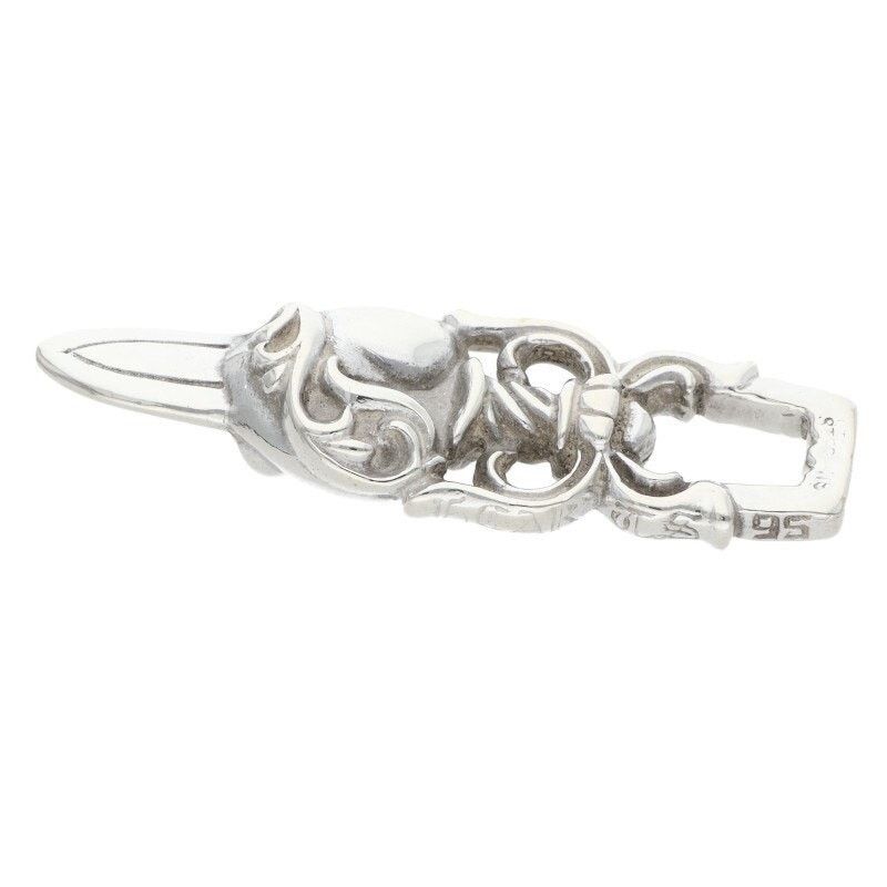 Chrome Hearts Chrome Hearts Silver Dagger Heart Necklace Size ONE SIZE - 4 Thumbnail