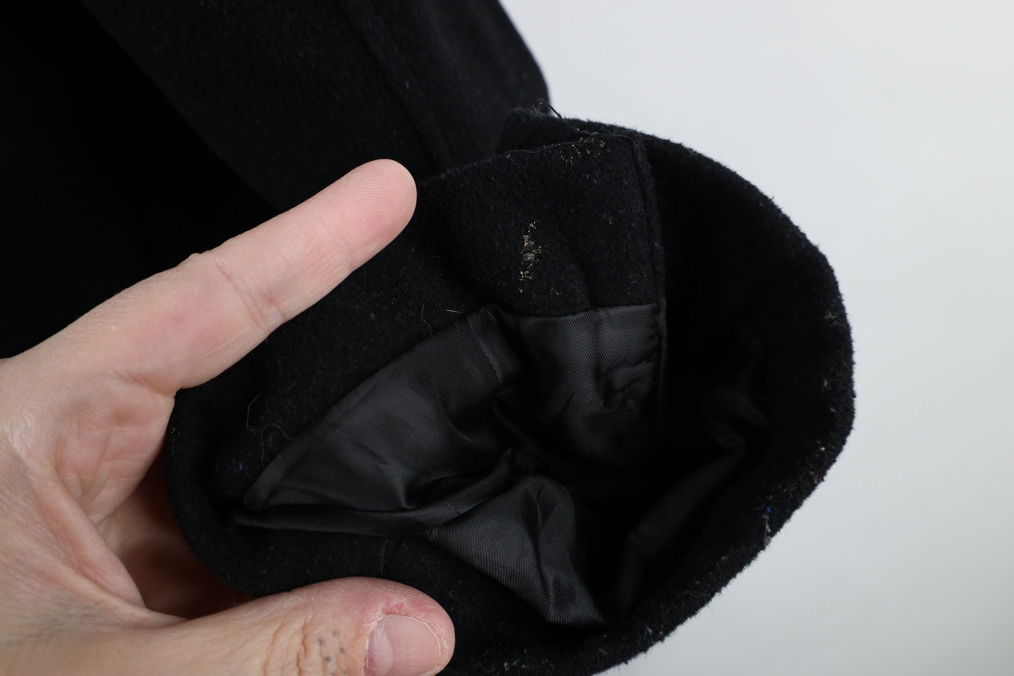 Esprit × Vintage Vintage 90s Y2K Esprit Babydoll Wool Peacoat Jacket Black Size L / US 10 / IT 46 - 11 Thumbnail