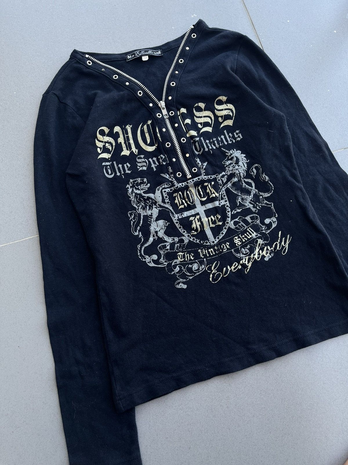 14th Addiction JAPANESE ELLEALLO SEDITIONARIES STUDDED ZIPPER PUNK STYLE Size US S / EU 44-46 / 1 - 4 Thumbnail