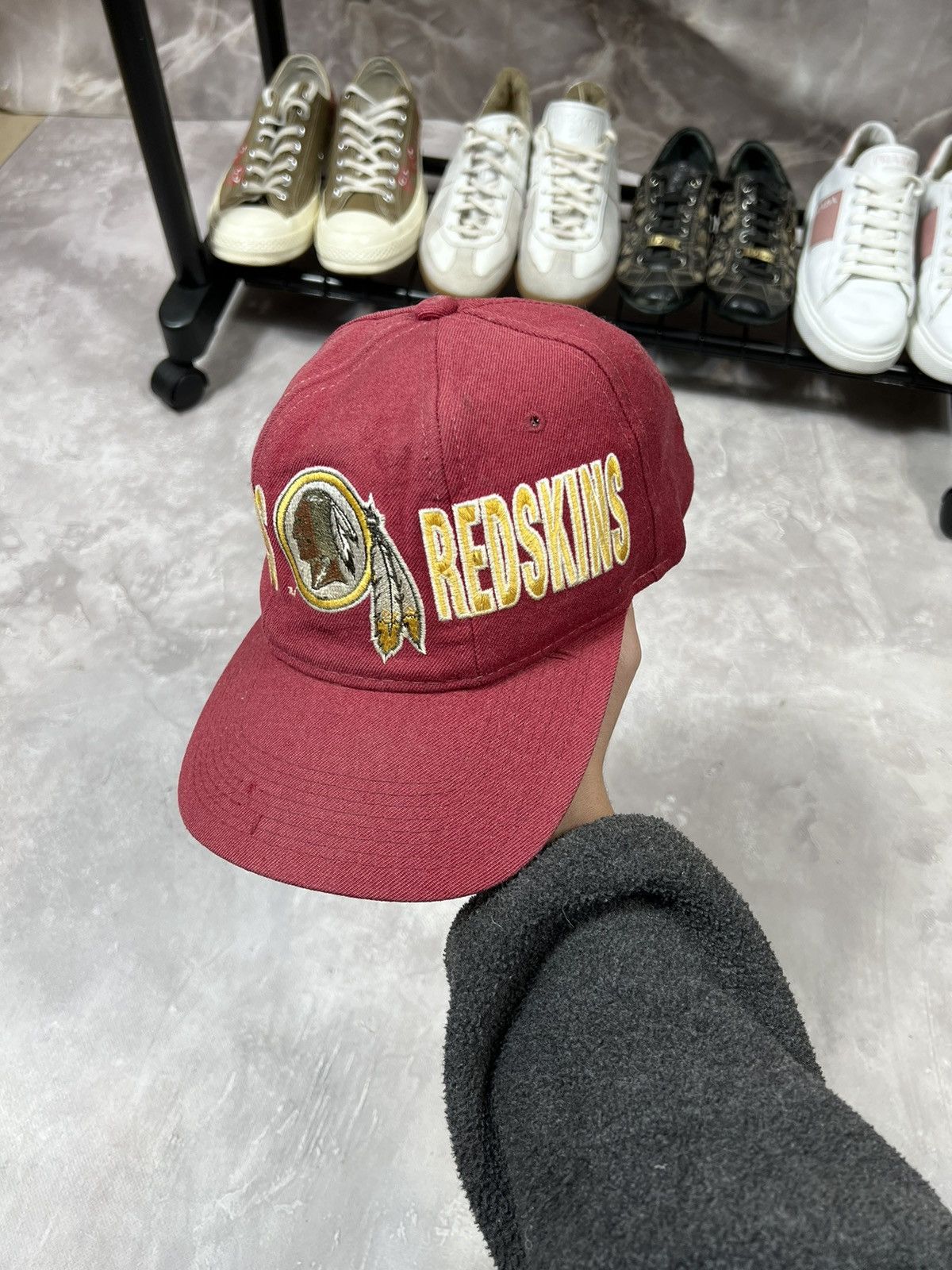 Starter Archive Red Skins Starter Made in Korea Wool Cap Size ONE SIZE - 3 Thumbnail
