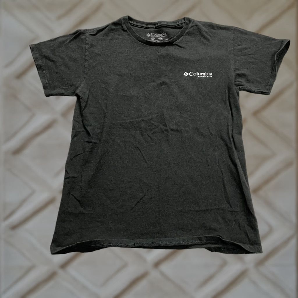 Vintage VINTAGE Columbia Women's T-Shirt Small Black Casual Short Sleeve Graphic Cotton 90s Size S / US 4 / IT 40 - 1 Thumbnail