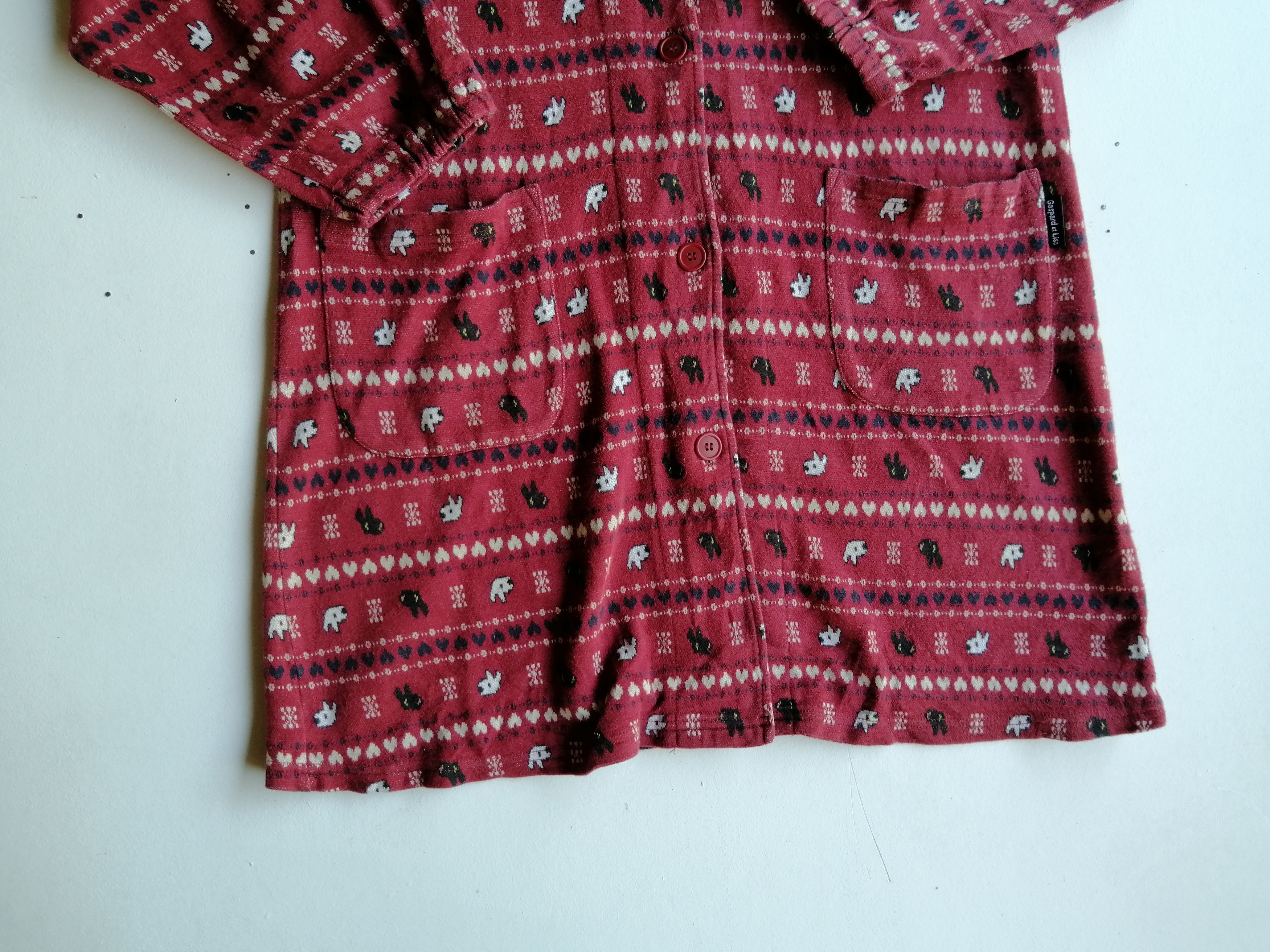 Designer × Japanese Brand Vintage Gaspard et Lisa Full Printed Button Up Size US L / EU 52-54 / 3 - 3 Thumbnail