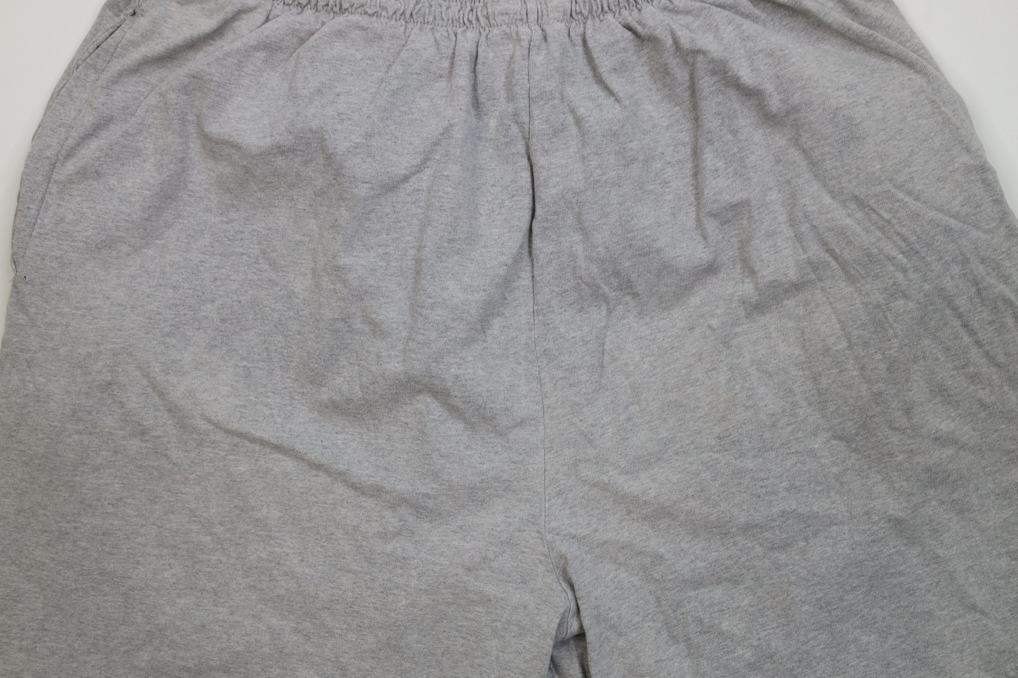 Champion Vintage 90s Champion Spell Above Knee Shorts Heather Gray Size US 36 / EU 52 - 13 Thumbnail