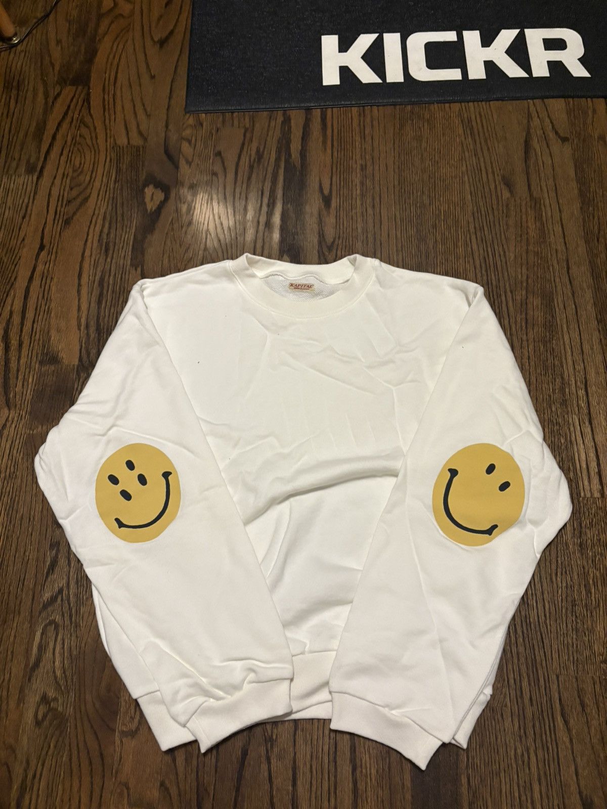 Kapital Smiley Crewneck | Grailed