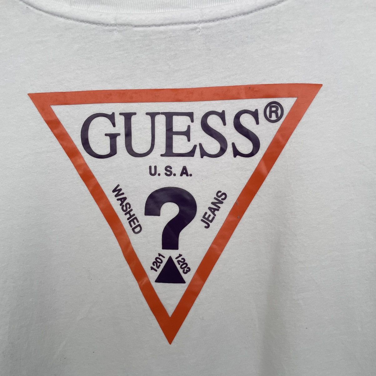 Guess Vintage Guess Big Logo Backhit L/S T Shirt Size US L / EU 52-54 / 3 - 2 Thumbnail