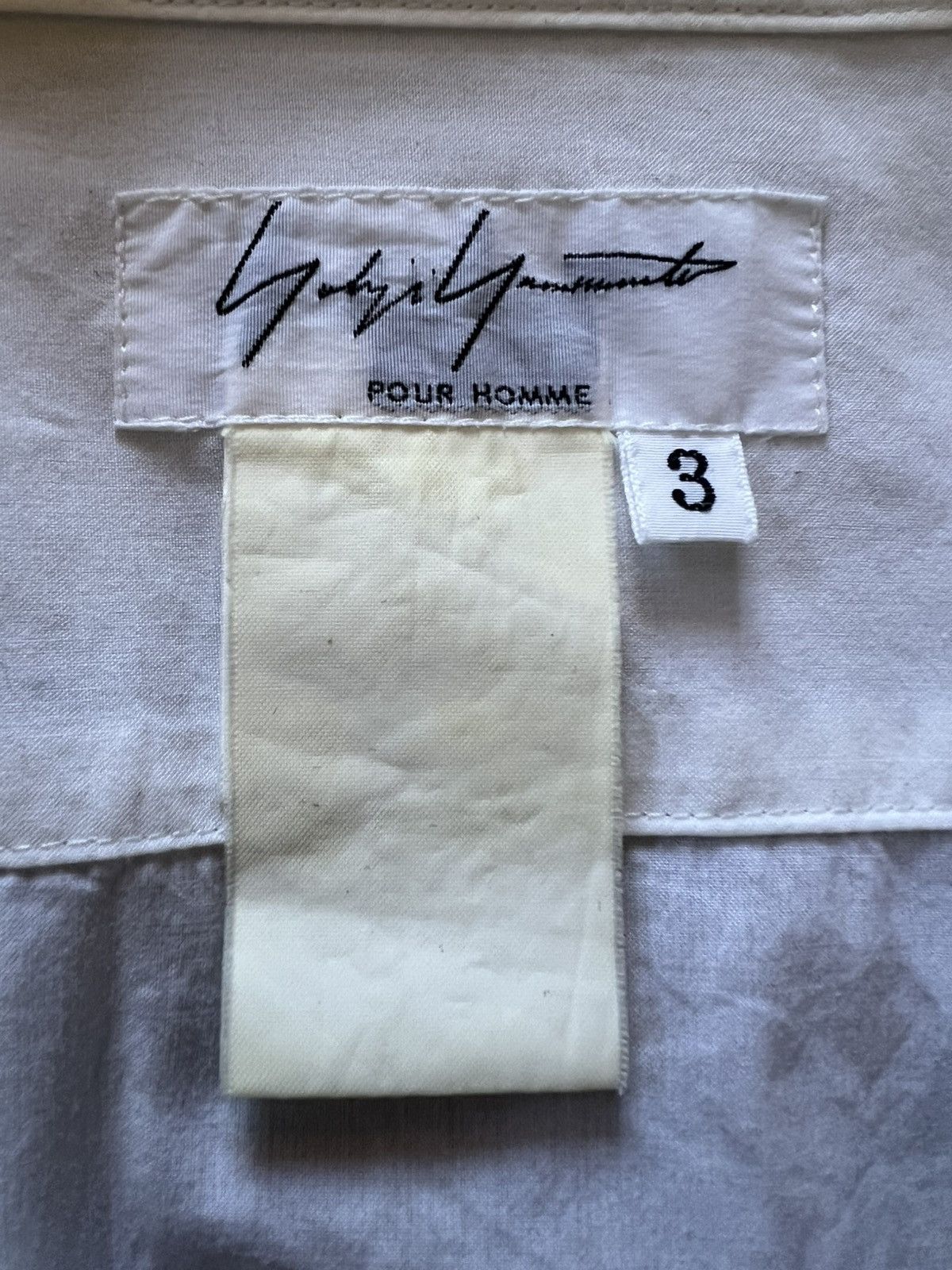 Yohji Yamamoto Yohji Yamamoto Pour Homme SS04 Smoking Girl/Cat Button Up Size US L / EU 52-54 / 3 - 6 Thumbnail
