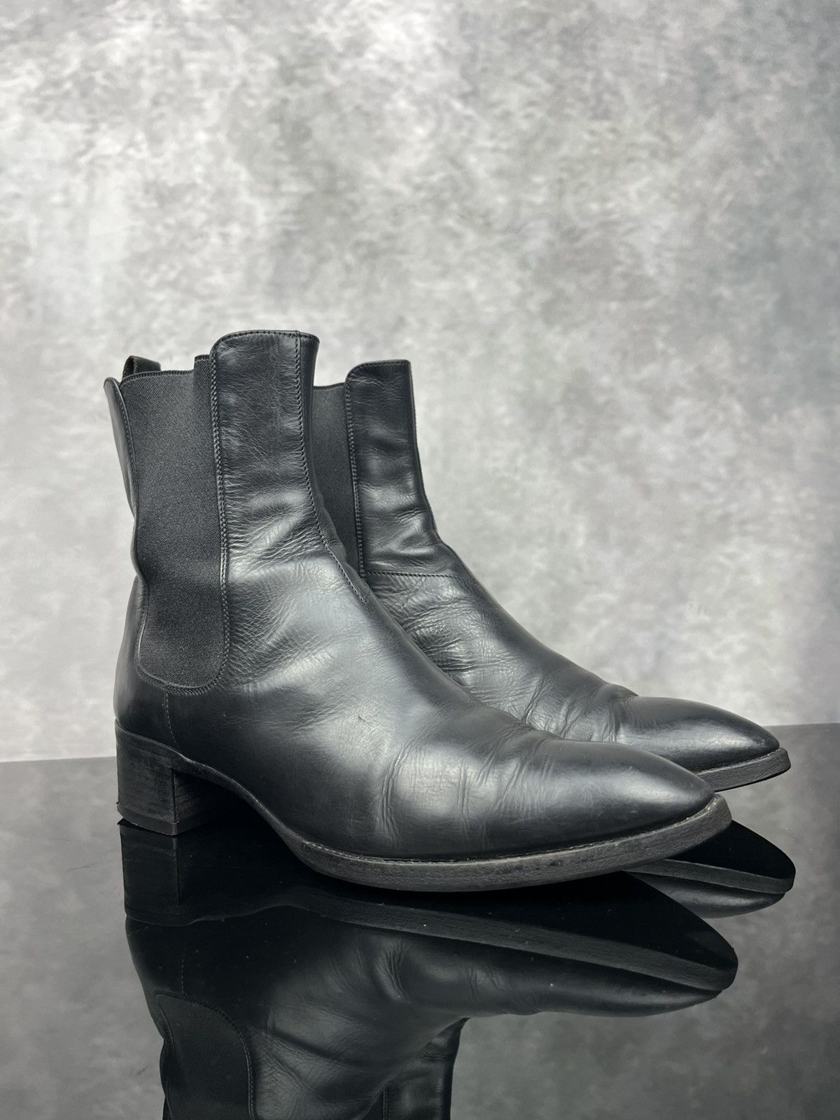 Jil Sander JIL SANDER Black Leather Chelsea Boots Made in Italy - EU 36 Size US 6 / IT 36 - 1 Thumbnail