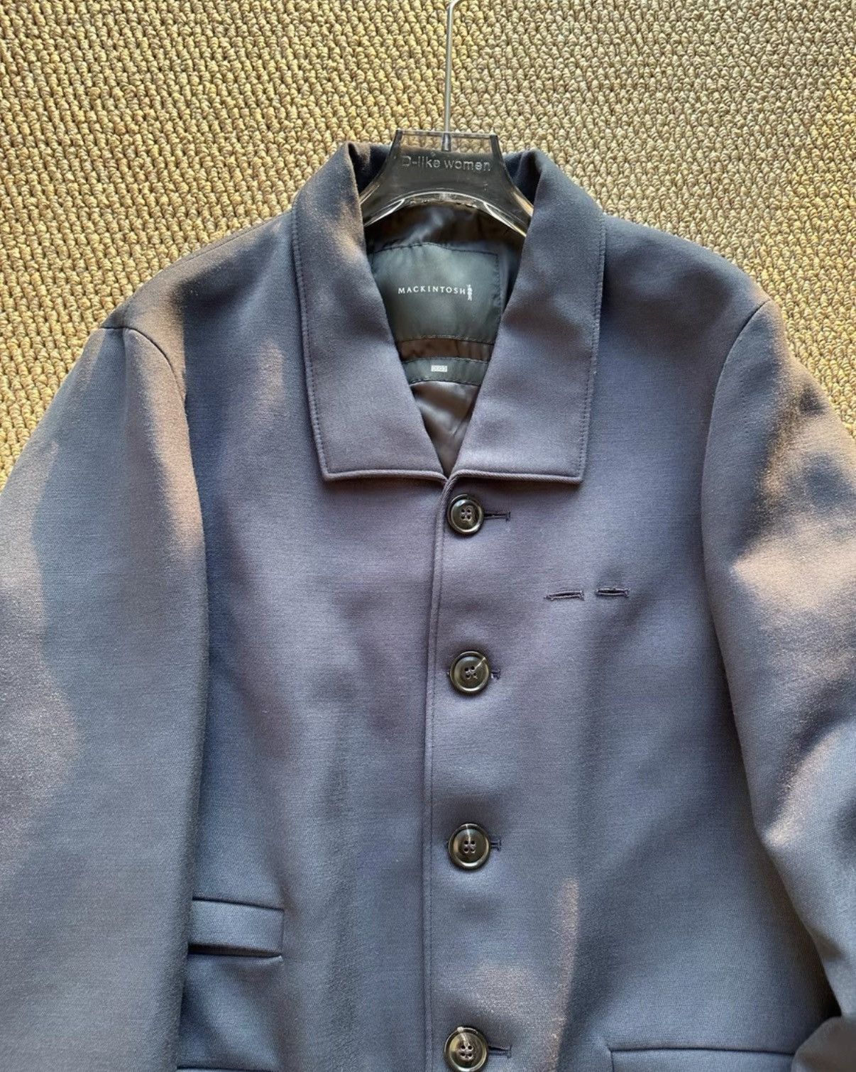Mackintosh Mackintosh 0003 by Kiko Kostadinov Navy Lapel Jacket K23 Size US S / EU 44-46 / 1 - 4 Thumbnail