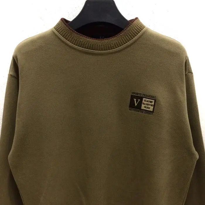 Vintage Vintage Claudio Valentino Sweatshirt Size US M / EU 48-50 / 2 - 2 Thumbnail