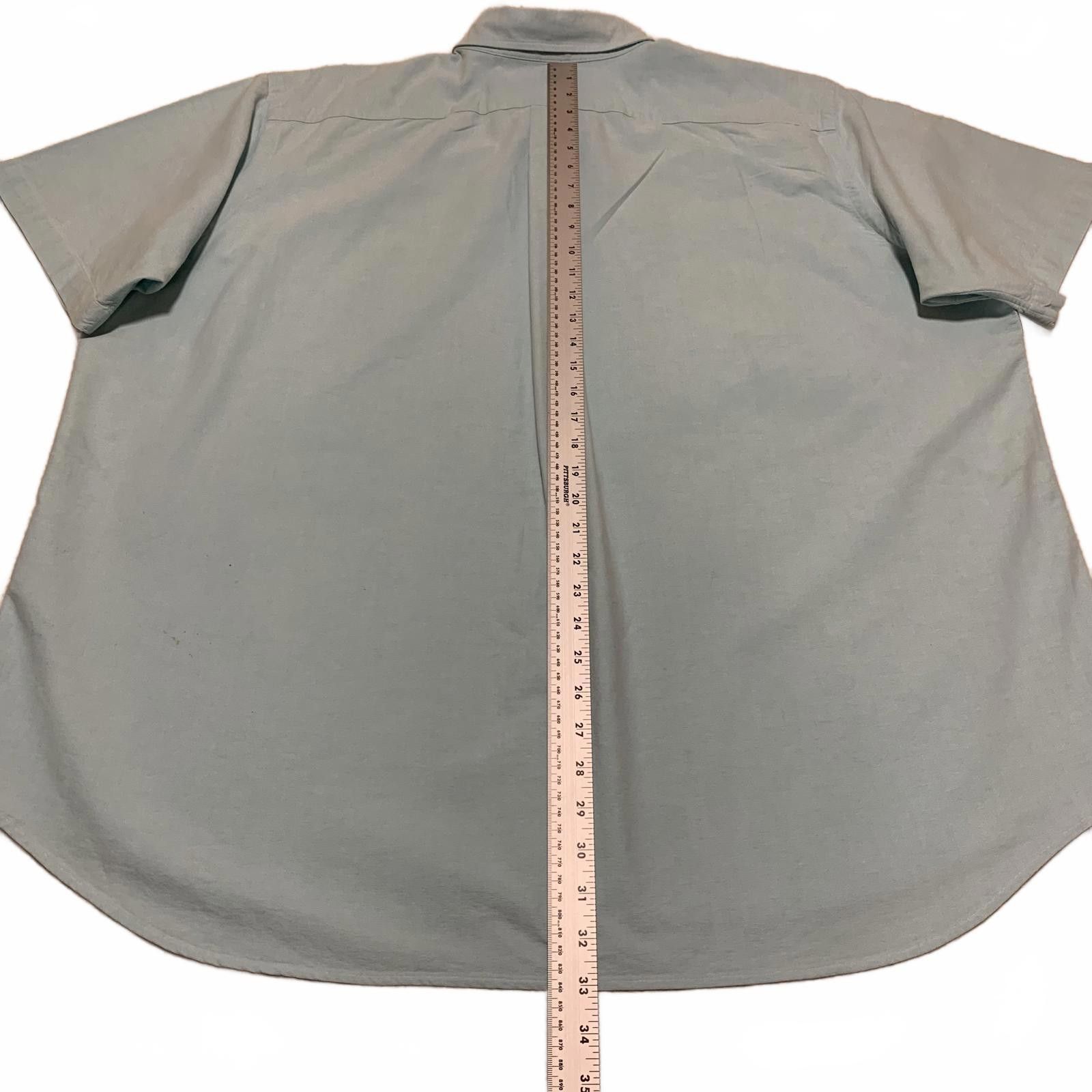 Polo Ralph Lauren Ralph Lauren Men's 2XB Light Teal Short Sleeve Button Shirt Size US XXL / EU 58 / 5 - 11 Thumbnail
