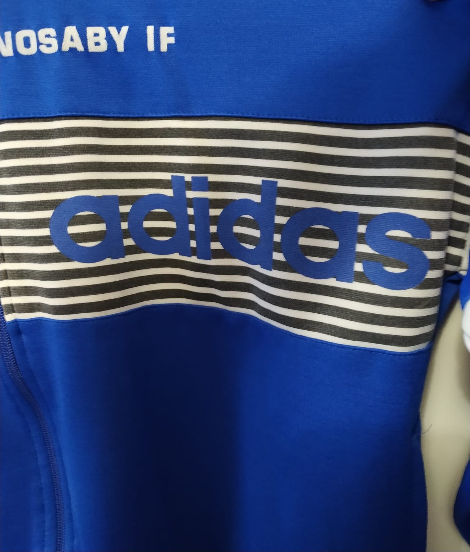 Adidas × Vintage Blue vintage Adidas sweatshirt with zip 80's 90's M Size US M / EU 48-50 / 2 - 6 Thumbnail