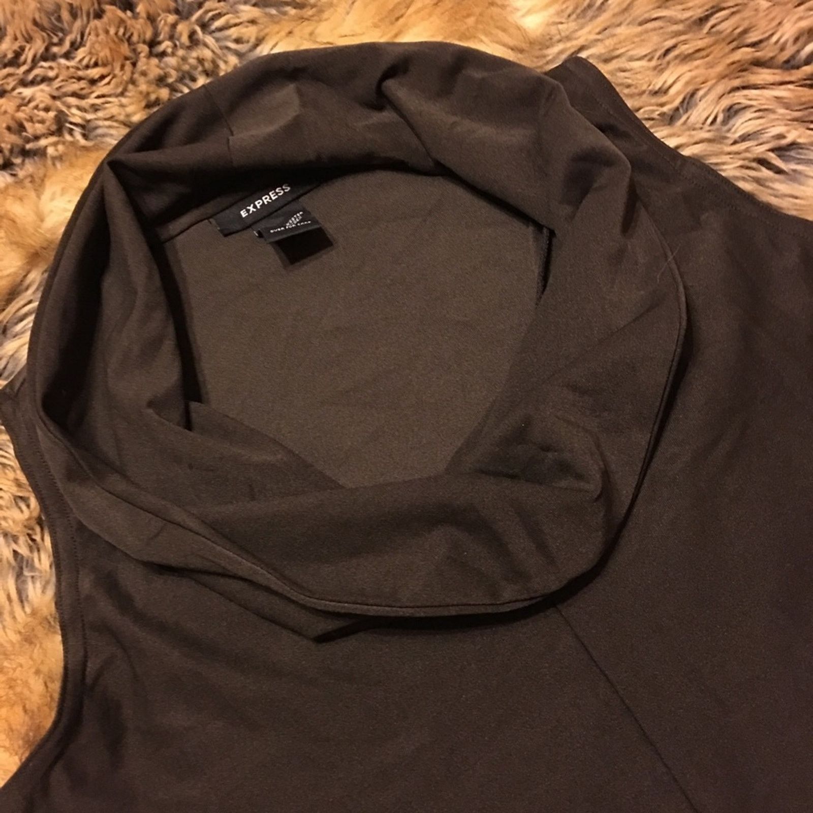 Express Express soft stretchy cowl neck sleeveless top Size S / US 4 / IT 40 - 4 Thumbnail