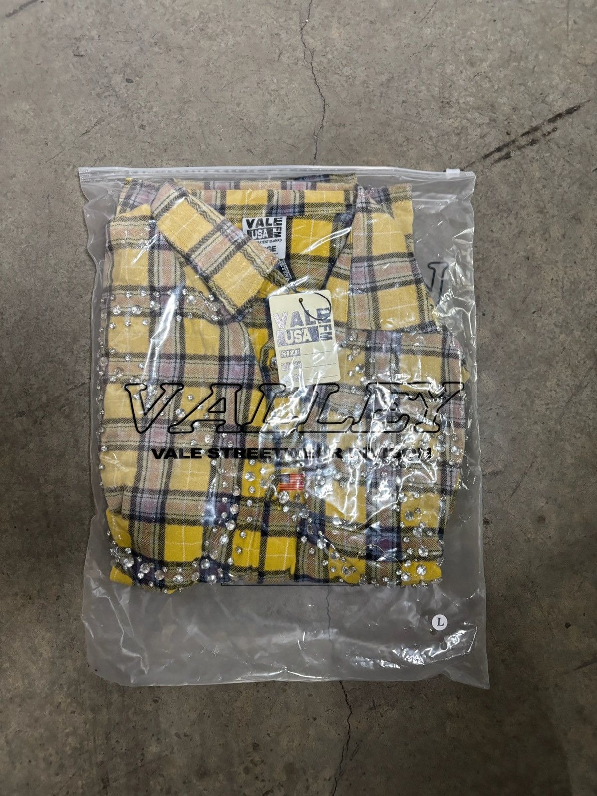 Vale Vale Forever Lemonhead Flannel 'Yellow/Blue' Size US L / EU 52-54 / 3 - 8 Thumbnail