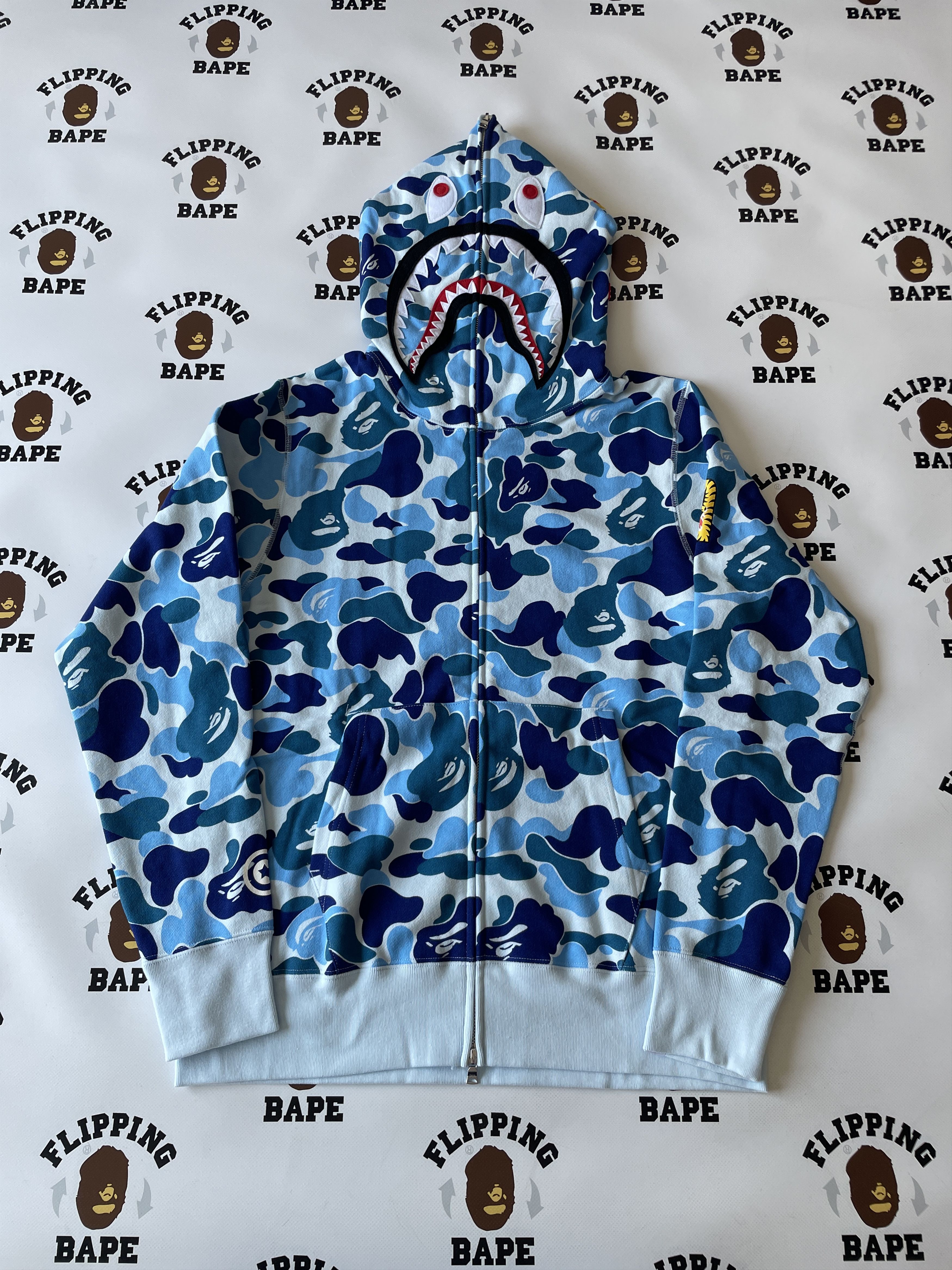 Bape BAPE ABC CAMO SHARK FULL ZIP HOODIE (PONR 2024) Size US M / EU 48-50 / 2 - 1 Thumbnail
