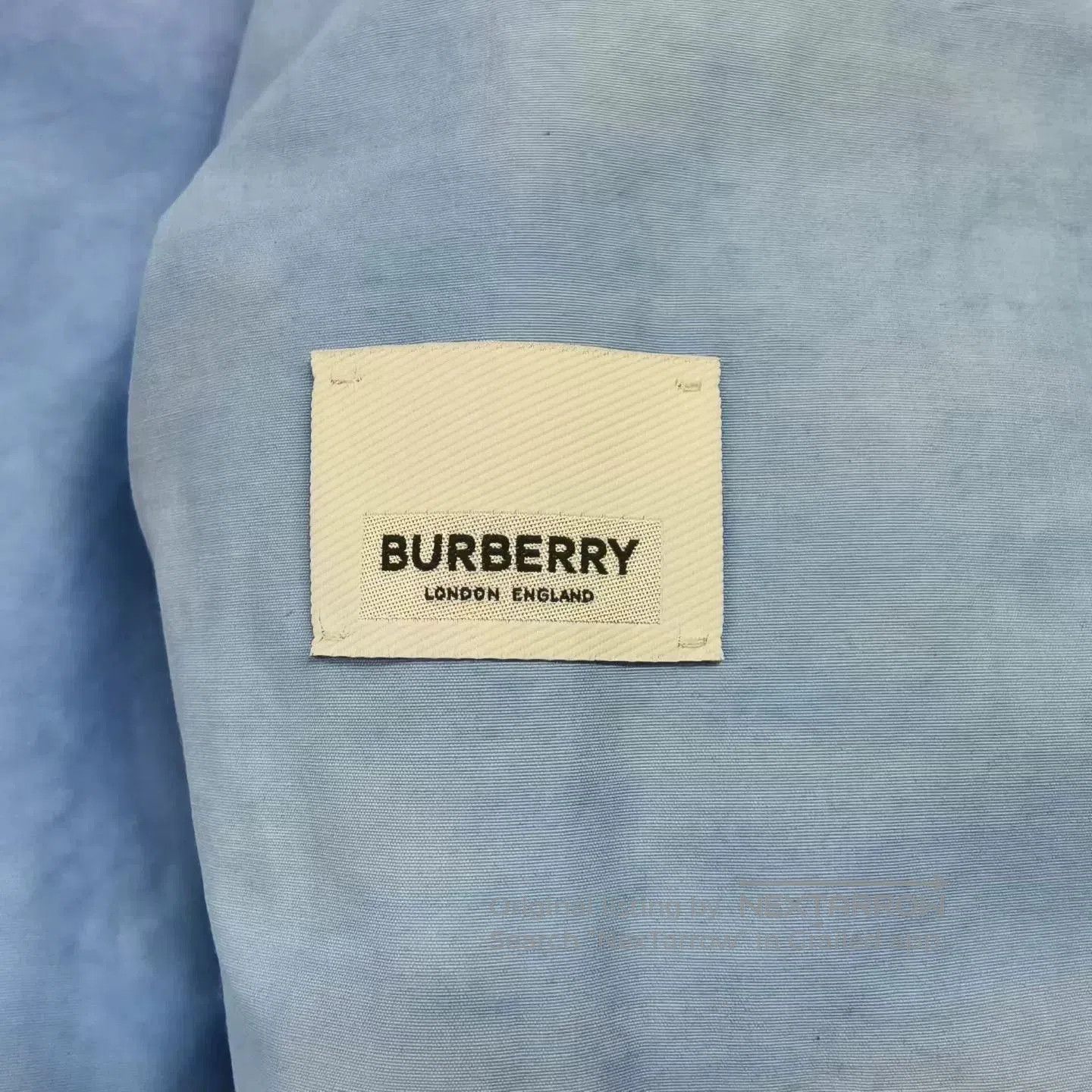Burberry Burberry Light Blue Hooded Zip Jacket. Size US L / EU 52-54 / 3 - 3 Thumbnail