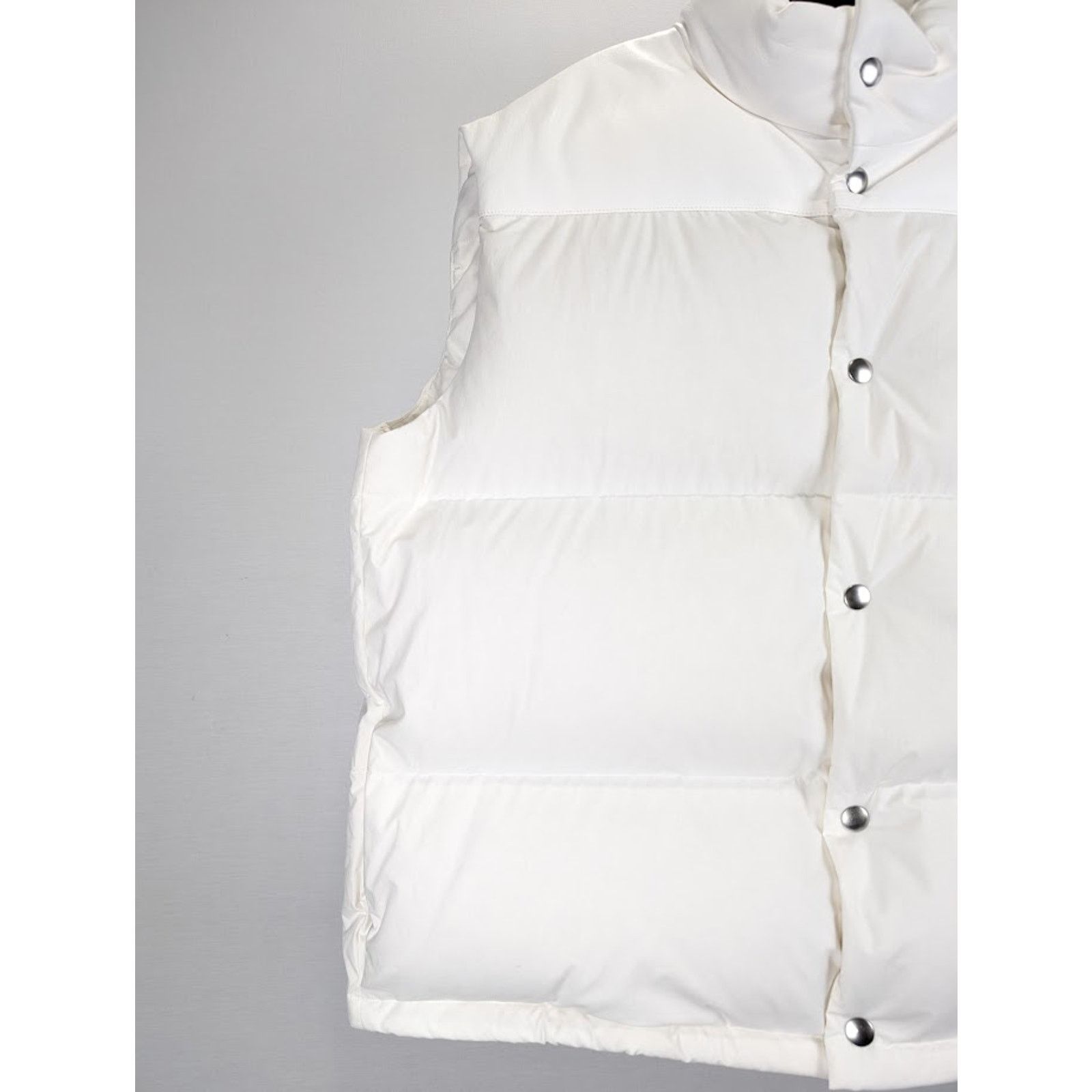 Bottega Veneta o1rshd1 Organic Frosted Poplin Gilet in Chalk Size US XL / EU 56 / 4 - 5 Thumbnail