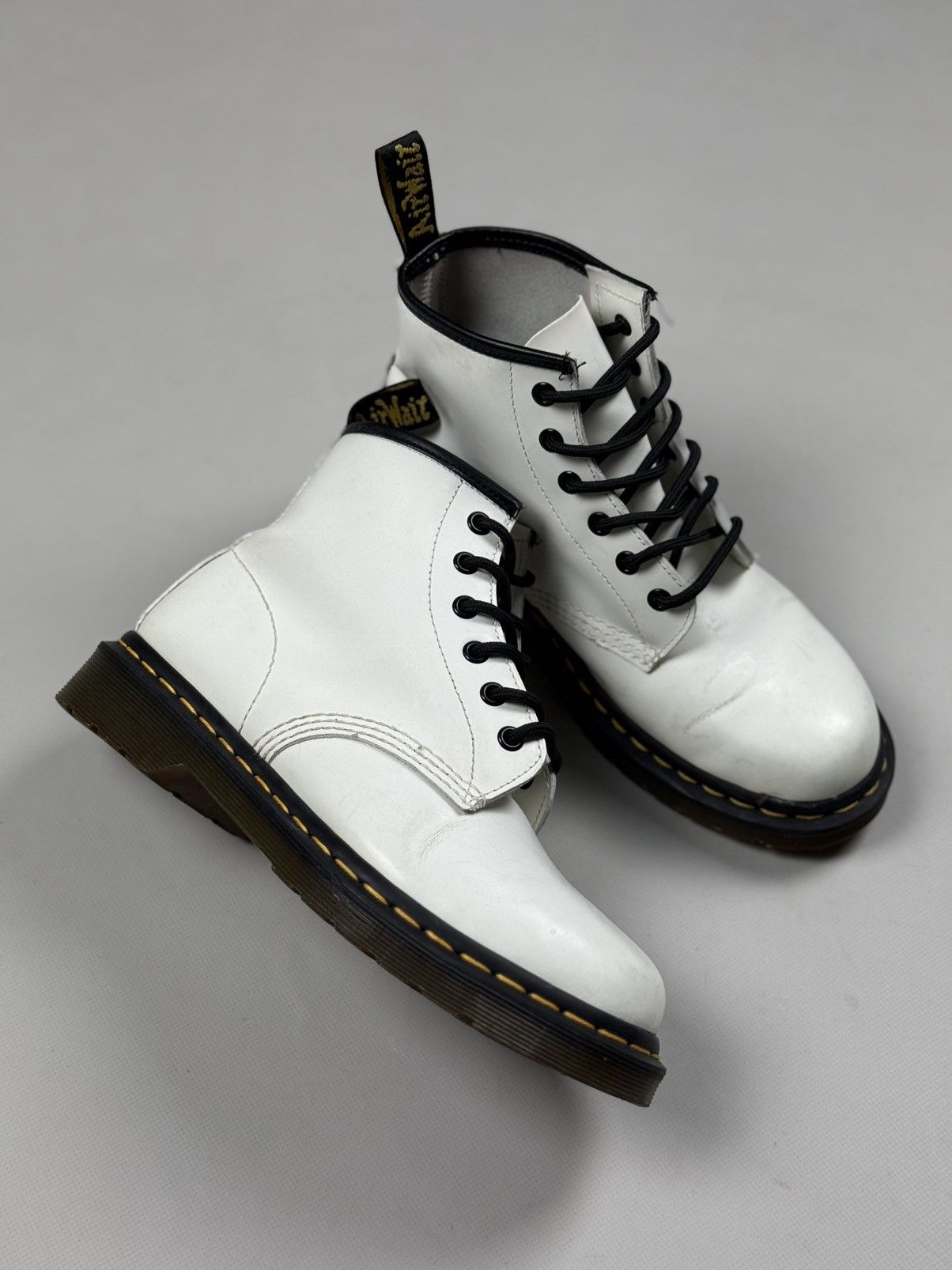 Dr. Martens Dr. Martens Doc’s Ladies Leather Lace Up Combat Boots Shoes Size US 7 / IT 37 - 5 Thumbnail