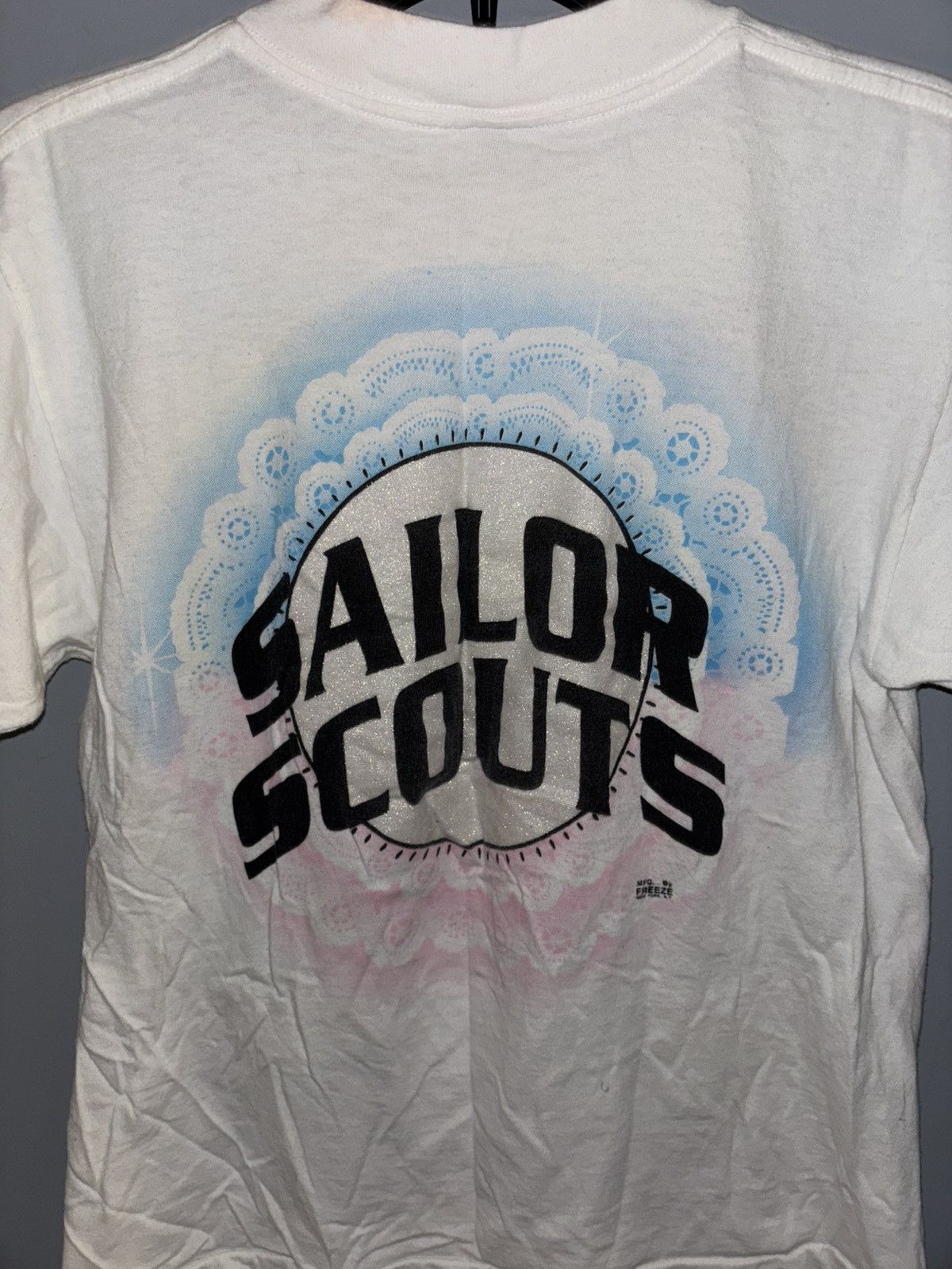 Tultex 1996 Sailor Moon All Over Print (RARE) Size L / US 10 / IT 46 - 12 Thumbnail