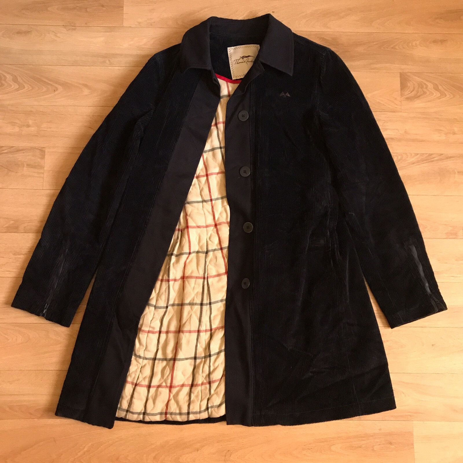 Burberry VINTAGE THOMAS BURBERRY corduroy jacket winter cotton women Size M / US 6-8 / IT 42-44 - 1 Thumbnail