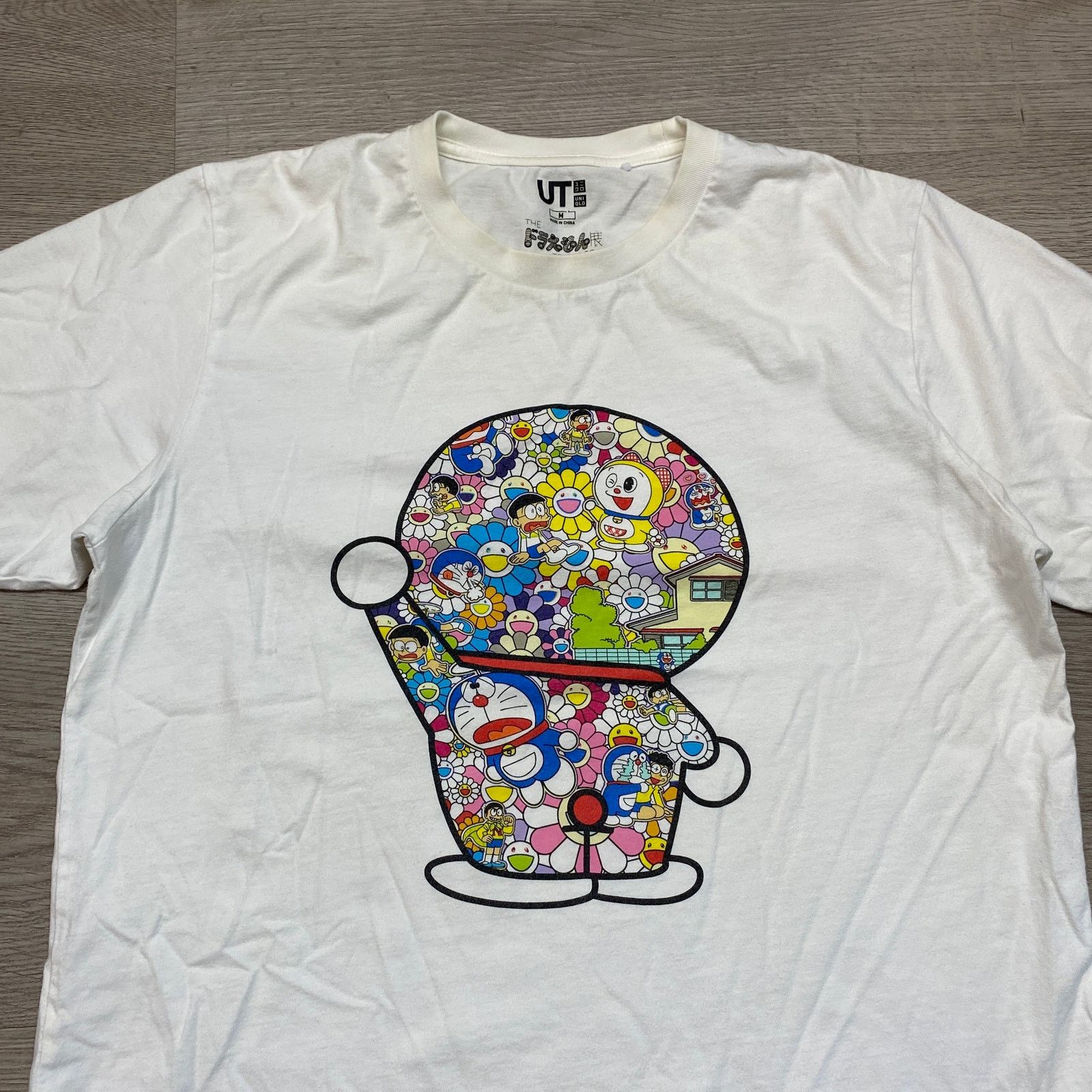 Takashi Murakami × Uniqlo 2017 Takashi Murakami Doraemon Uniqlo T Shirt Men's Medium Size US M / EU 48-50 / 2 - 2 Thumbnail