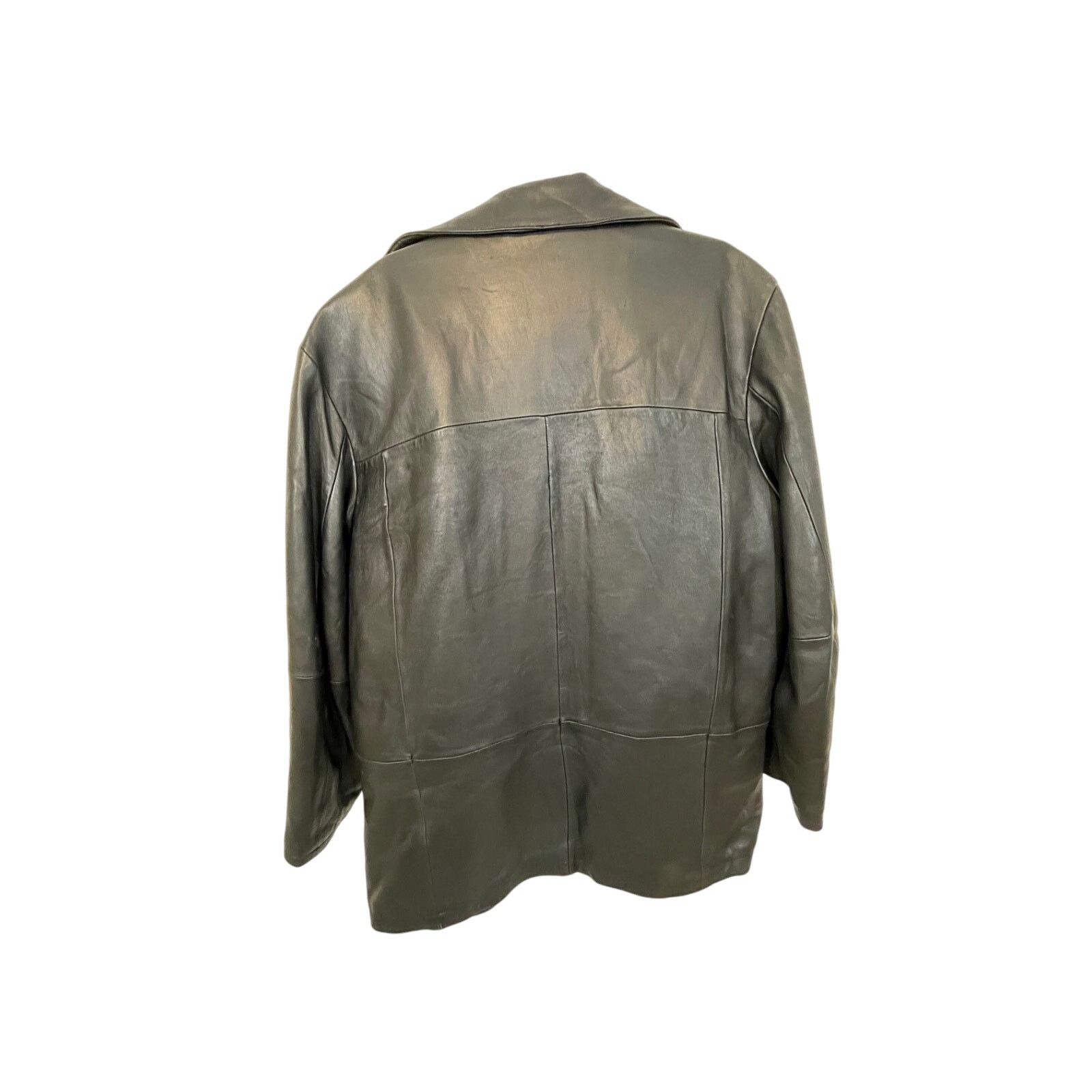 Wilsons Leather Pelle Studio Black Leather Jacket Men’s Vintage XL Western Size US XL / EU 56 / 4 - 6 Thumbnail