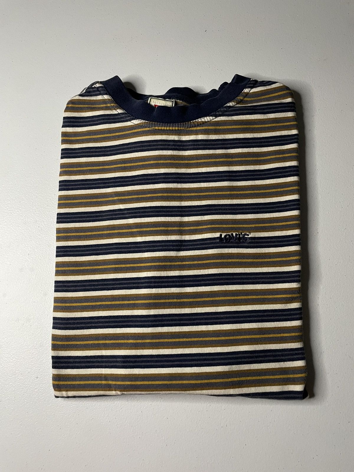 Levi's Vintage Levi’s Striped Tshirt Size US L / EU 52-54 / 3 - 1 Thumbnail