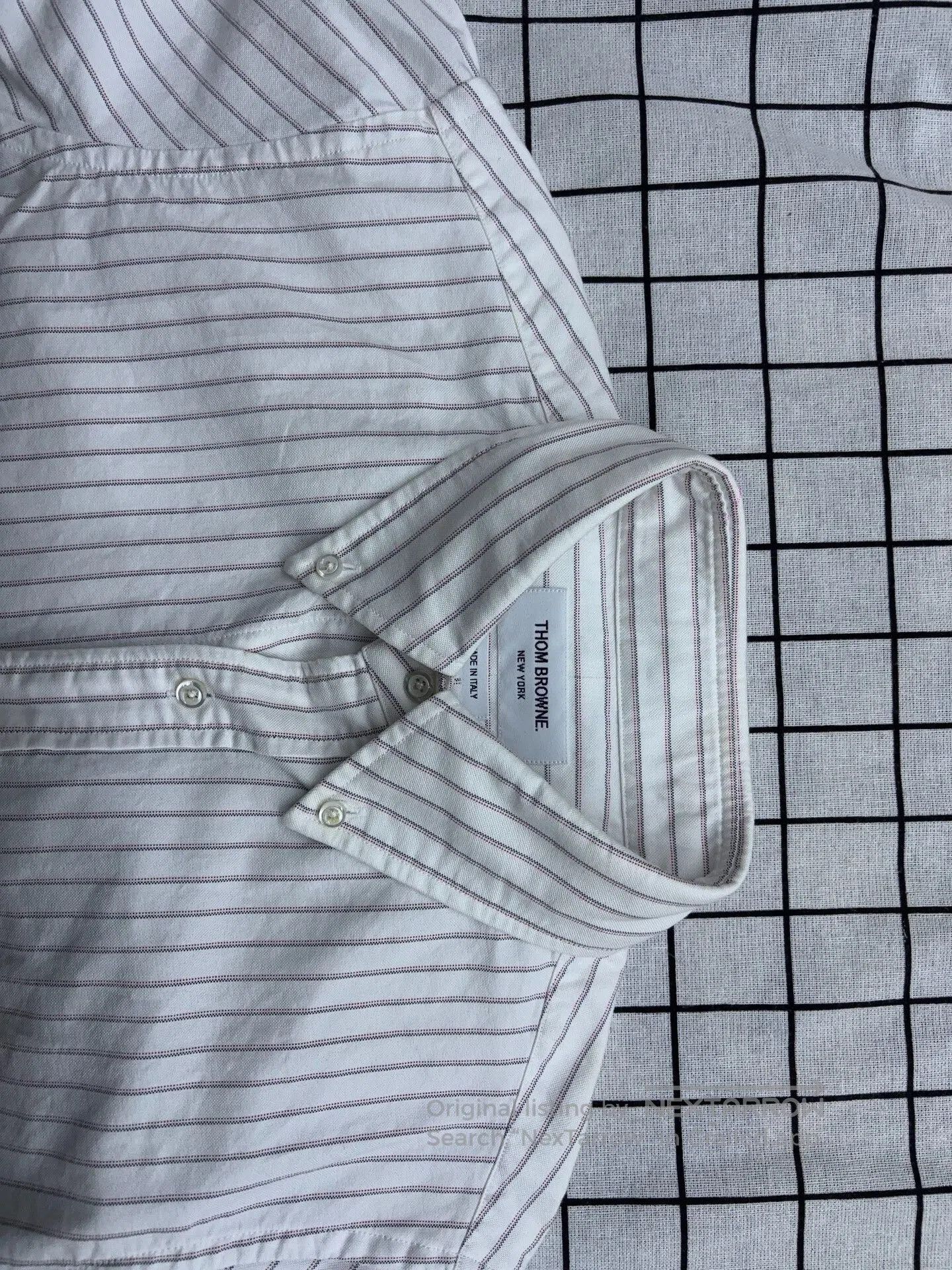 Thom Browne thom browne classic striped long sleeve shirt. Size US M / EU 48-50 / 2 - 3 Thumbnail