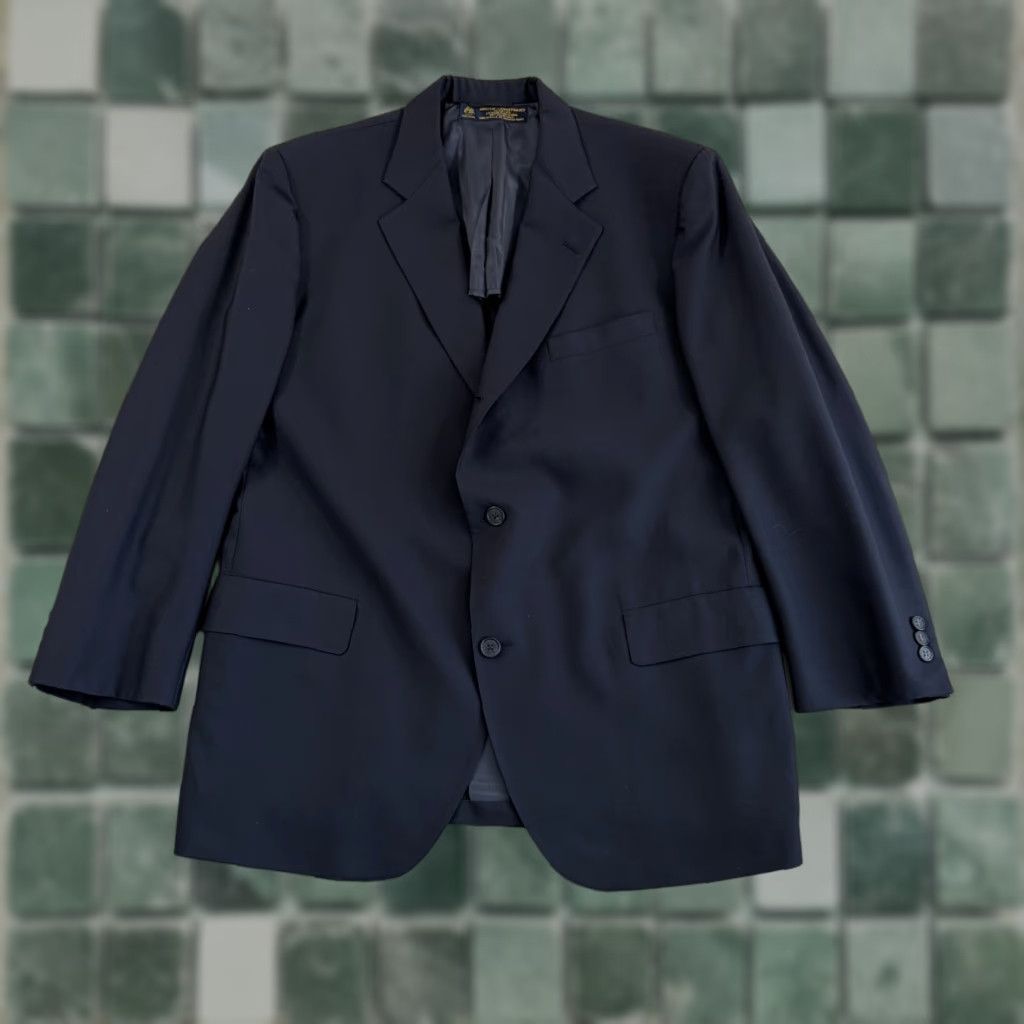 Brooks Brothers VINTAGE Brooks Brothers Blazer Sport Coat Black Wool 3 Button Men 44R USA Size 44R - 1 Thumbnail