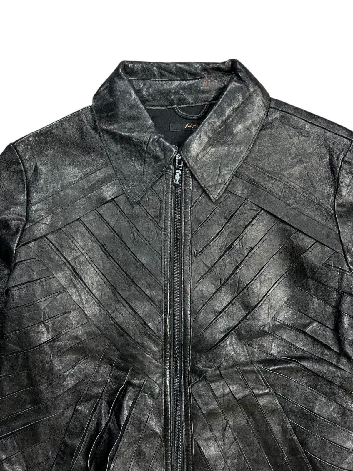 14th Addiction Old Vice Fairy - Vkei Style Leather Jacket Size L / US 10 / IT 46 - 6 Thumbnail