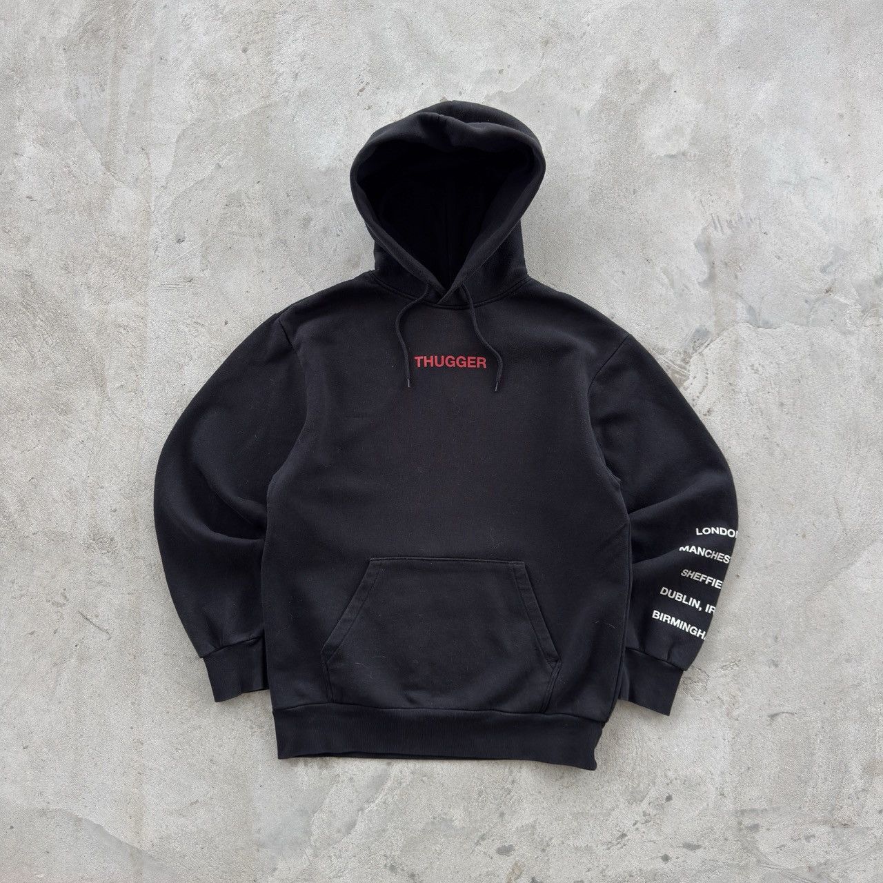 Young Thug Vintage 90s Young Thug Thugger City Hooded Sweatshirt Size US S / EU 44-46 / 1 - 2 Thumbnail