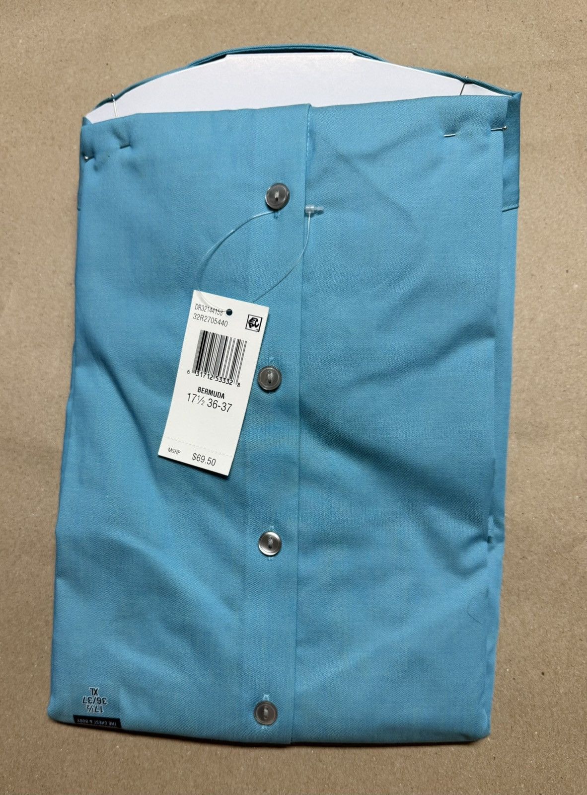 Kenneth Cole Kenneth Cole Slim Fit Stretch Men’s 17.5 36/37 Shirt XL! Size US XL / EU 56 / 4 - 2 Thumbnail