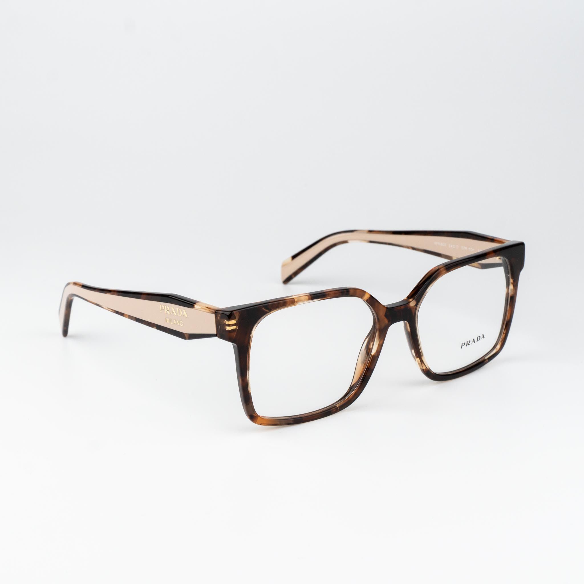 Prada Prada Women Eyeglasses Square PRB03V 07R1O1 NEW AUTHENTIC Size ONE SIZE - 4 Thumbnail