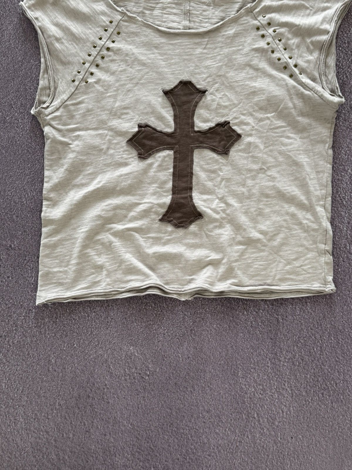 Hysteric Glamour Y2K Chrome Hearts Style Grunge Top T-Shirt Size L / US 10 / IT 46 - 3 Thumbnail