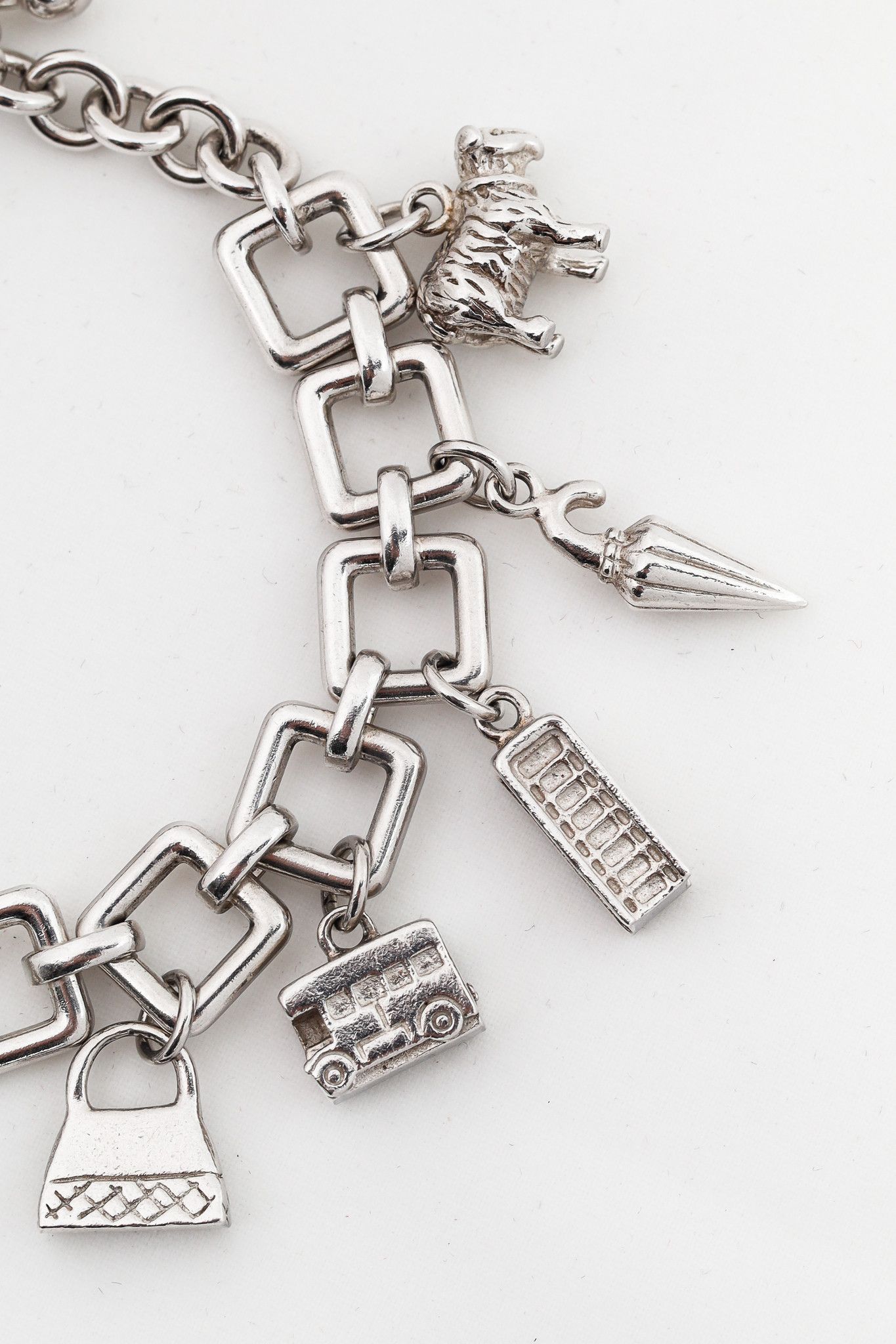 Burberry Burberry BU5200 Silver-Tone Charm Chainlink Bracelet Watch Size ONE SIZE - 2 Thumbnail