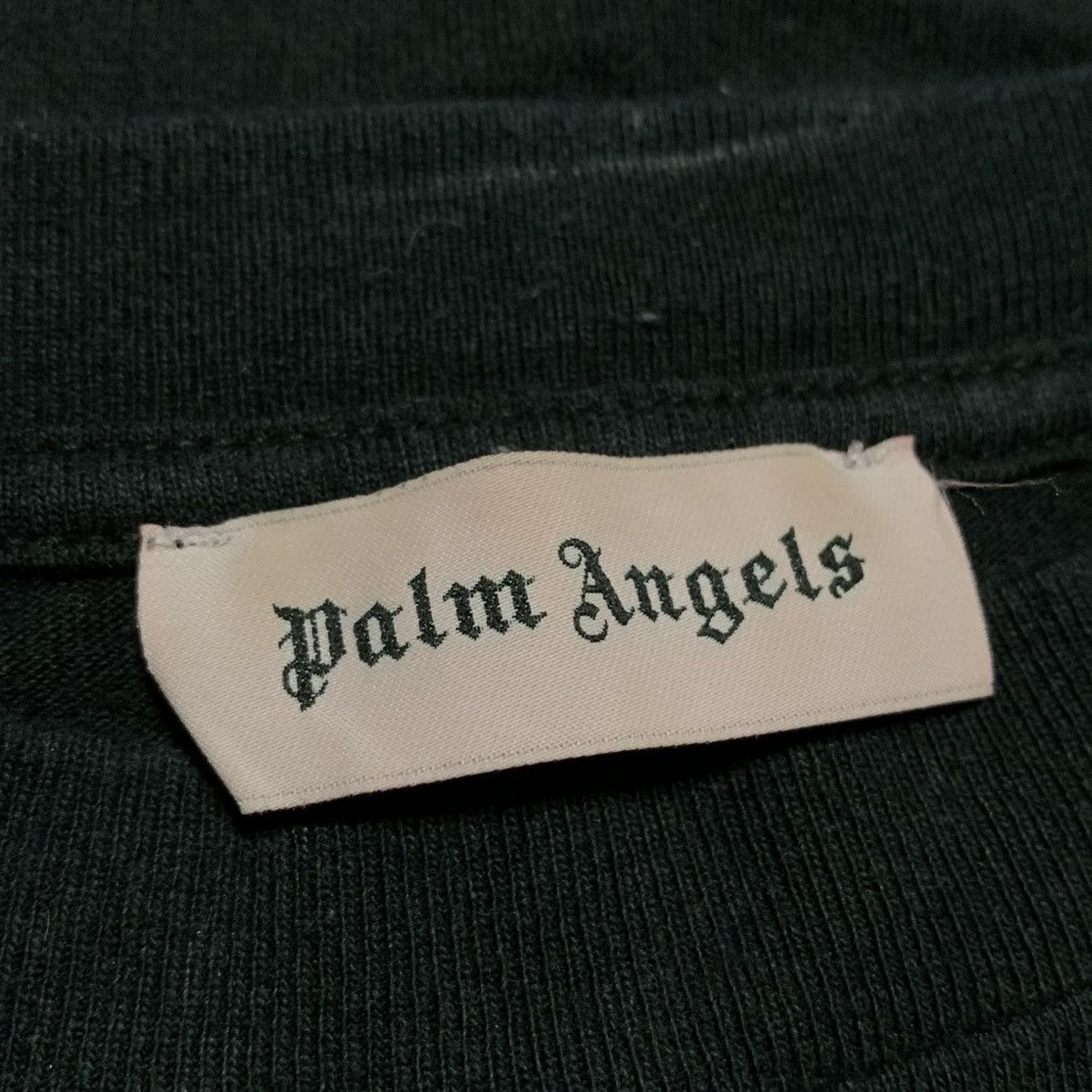 Palm Angels Palm Angels XS Gothic Logo Black Tee Size US XS / EU 42 / 0 - 5 Thumbnail
