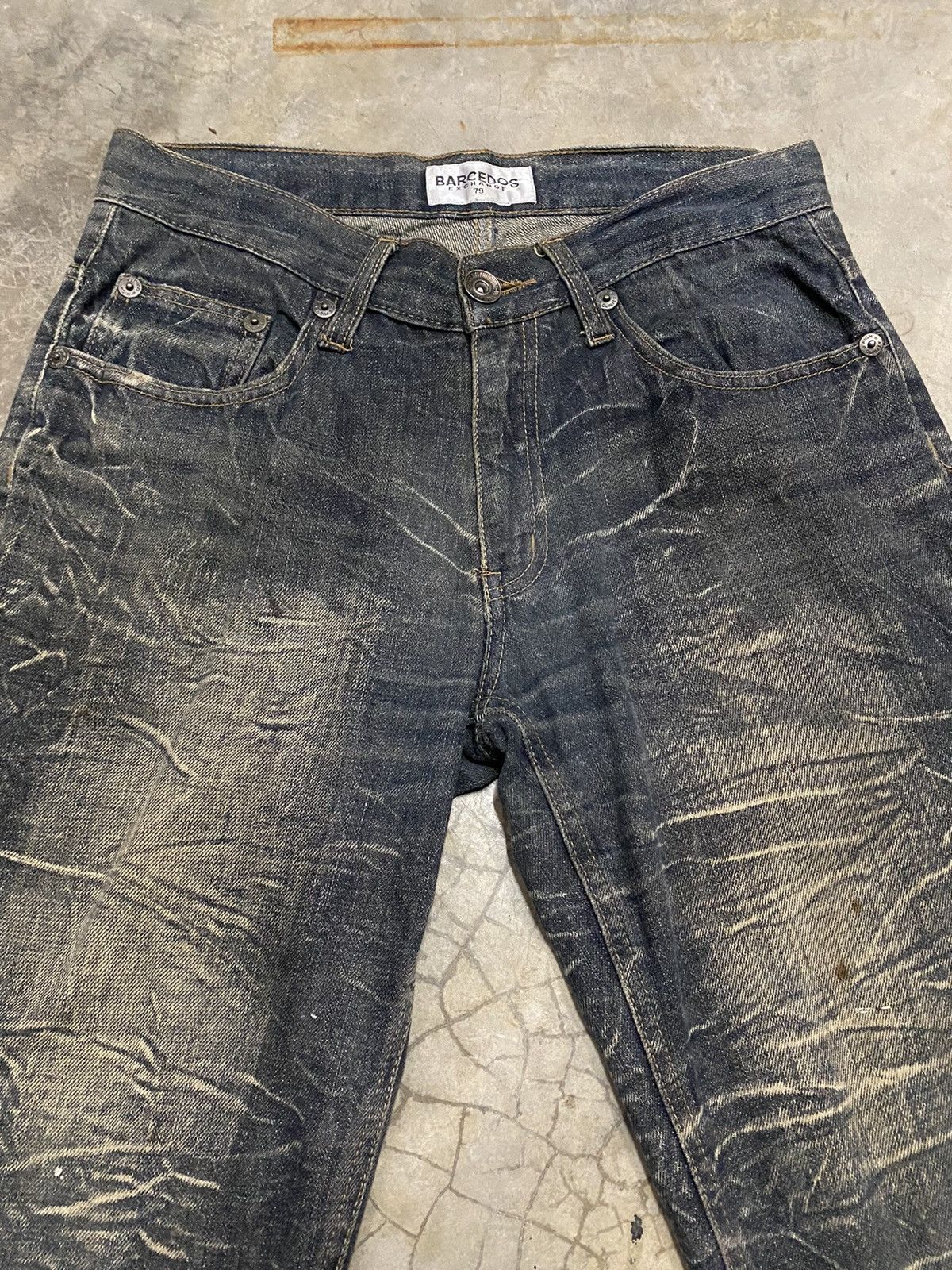 Hysteric Glamour × If Six Was Nine × Japanese Brand Japanese Barcedos Exchange Distressed Jeans Short Size US 31 - 4 Thumbnail