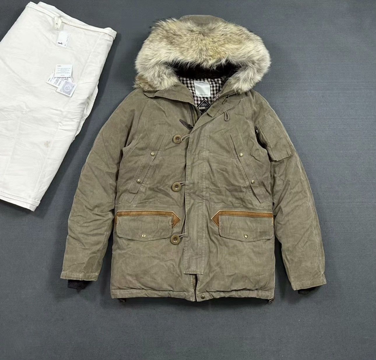 Visvim 13aw valdez coat gore tex