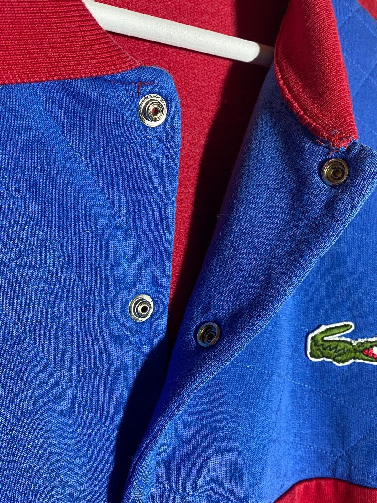 Lacoste Vintage 90s Lacoste Rare Collared Sweatshirt Size US L / EU 52-54 / 3 - 6 Thumbnail