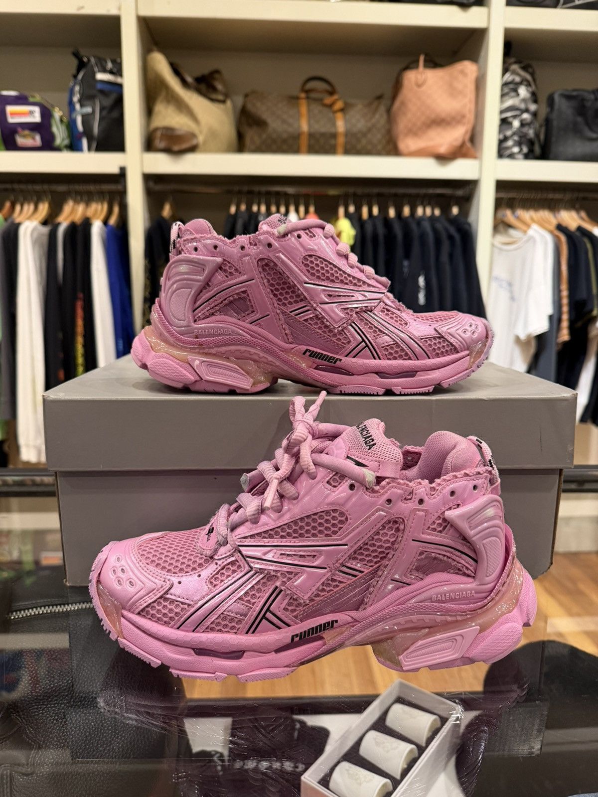 Balenciaga Balenciaga Runner - Pink Size US 6 / IT 36 - 1 Thumbnail