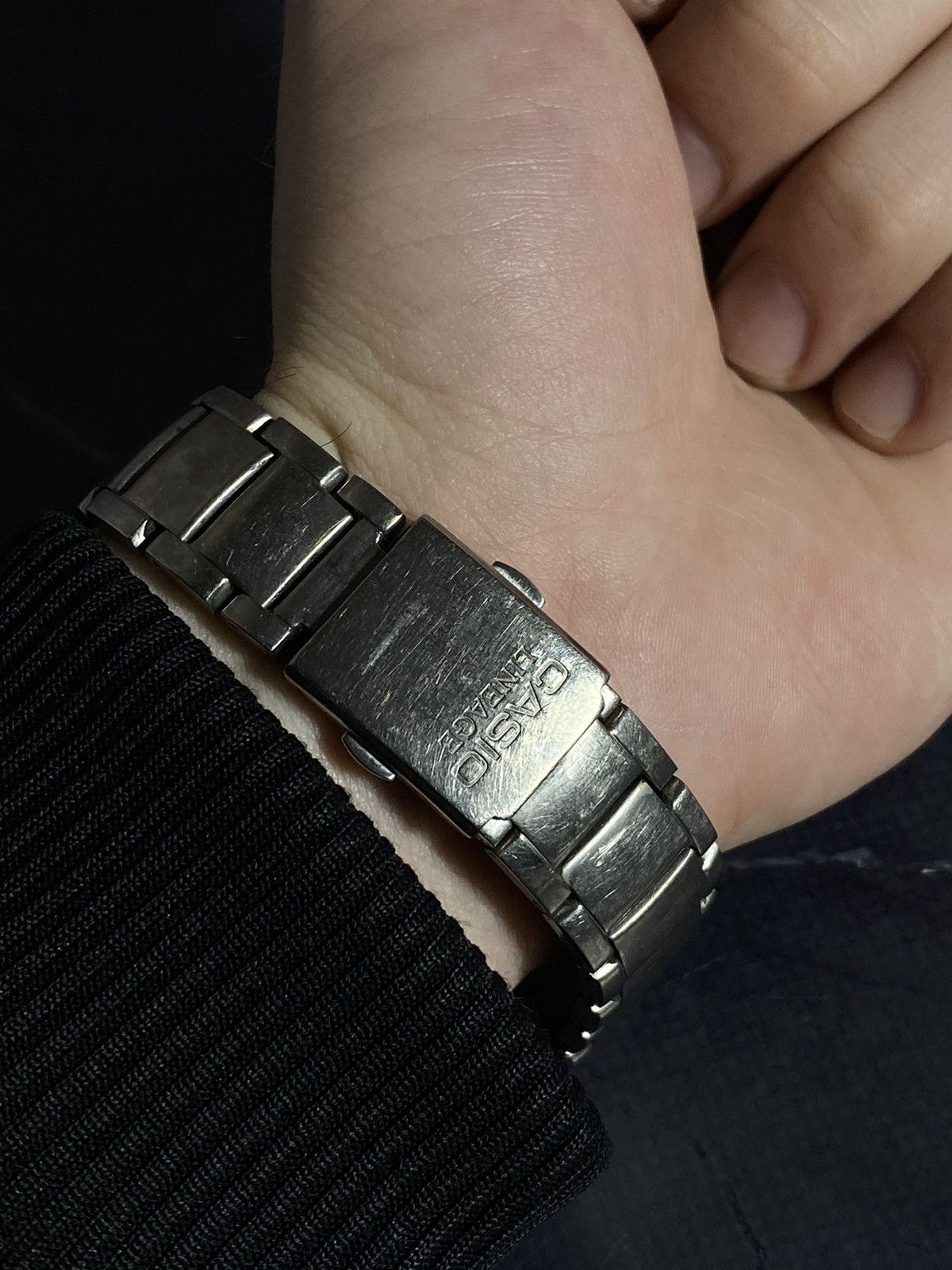 Casio Casio Titanium Silver Dial Watch Steel Japanese Brand Size ONE SIZE - 5 Thumbnail