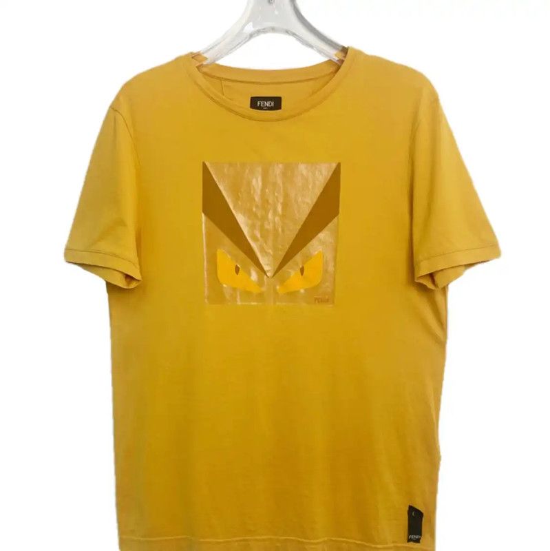 Fendi Fendi Yellow Graphic Women's T-Shirt 0089 Size S / US 4 / IT 40 - 1 Thumbnail