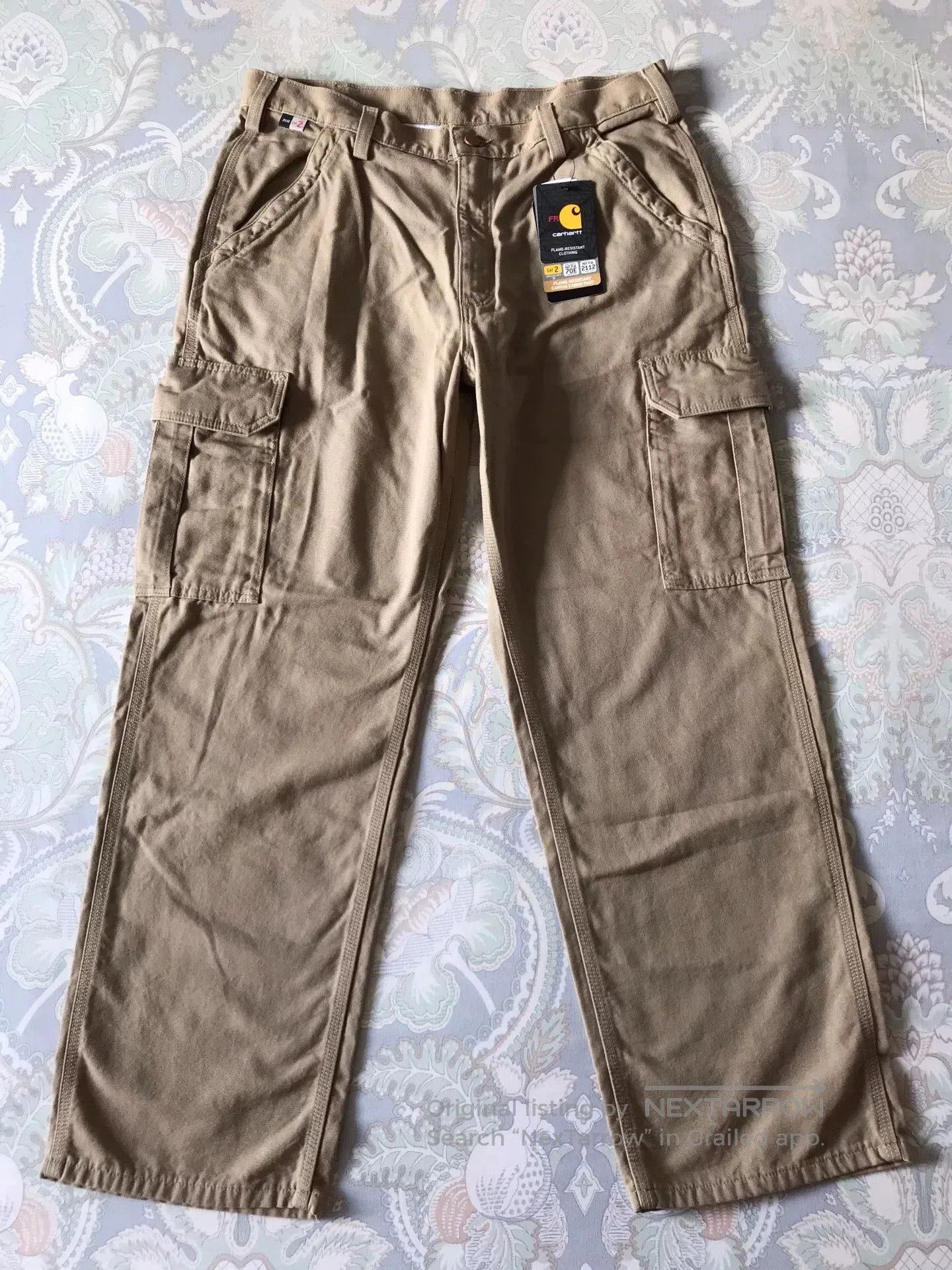 Carhartt Carhartt FRB240 GKH Cargo Work Pants. Size US 36 / EU 52 - 2 Thumbnail