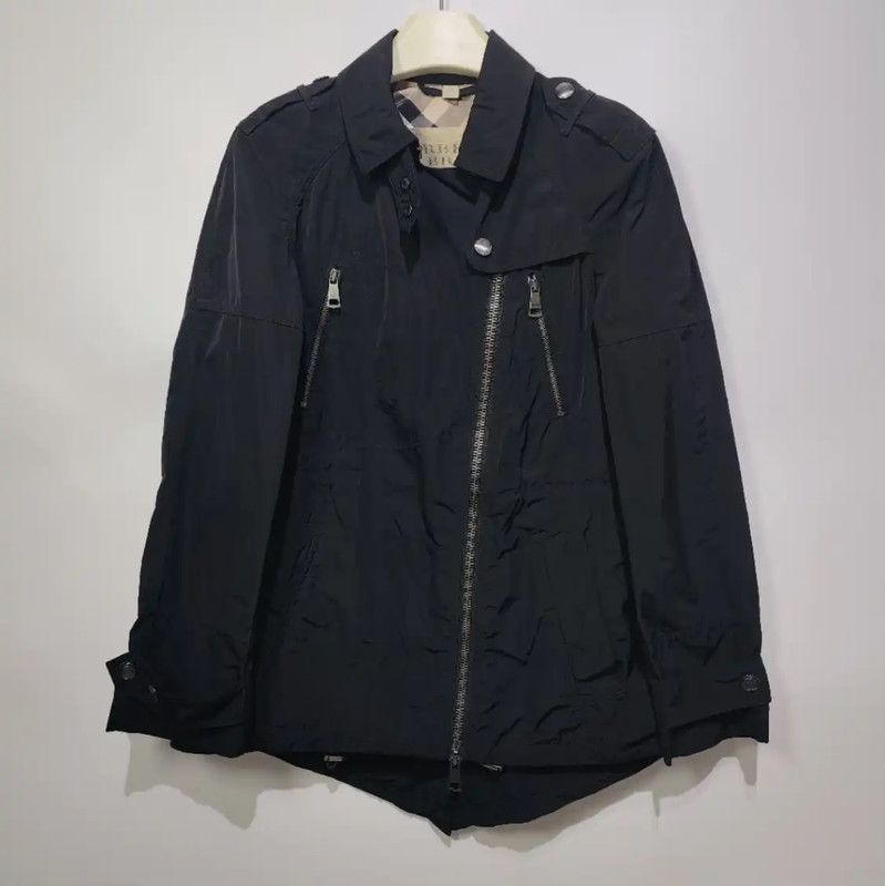Burberry Burberry Black Polyester Women's Trench Coat Size M / US 6-8 / IT 42-44 - 1 Thumbnail