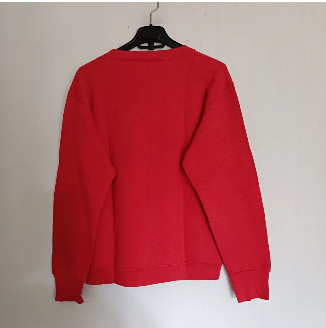Delta Vintage 90s USA delta 50 50 solid red crewneck Size US S / EU 44-46 / 1 - 2 Thumbnail