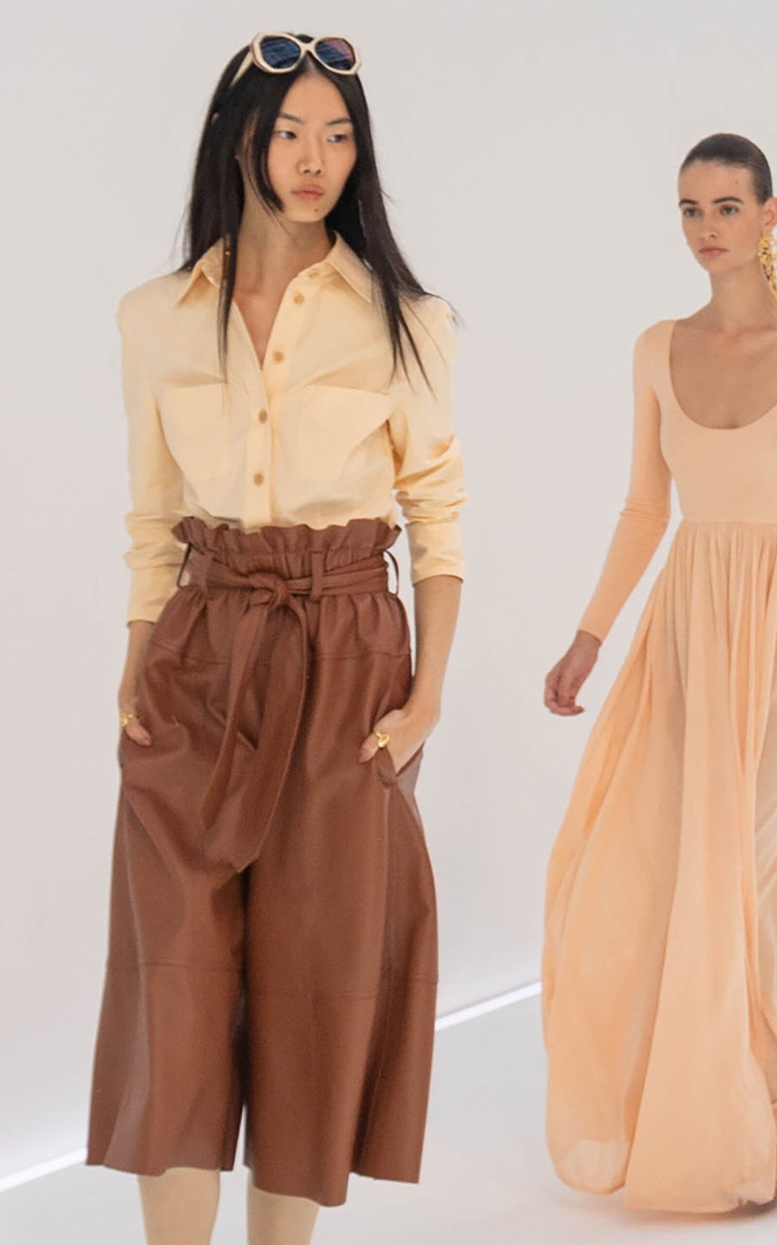Zimmermann oc11z0525 Natura Pleated Maxi Dress in Light Pink Size M / US 6-8 / IT 42-44 - 5 Thumbnail