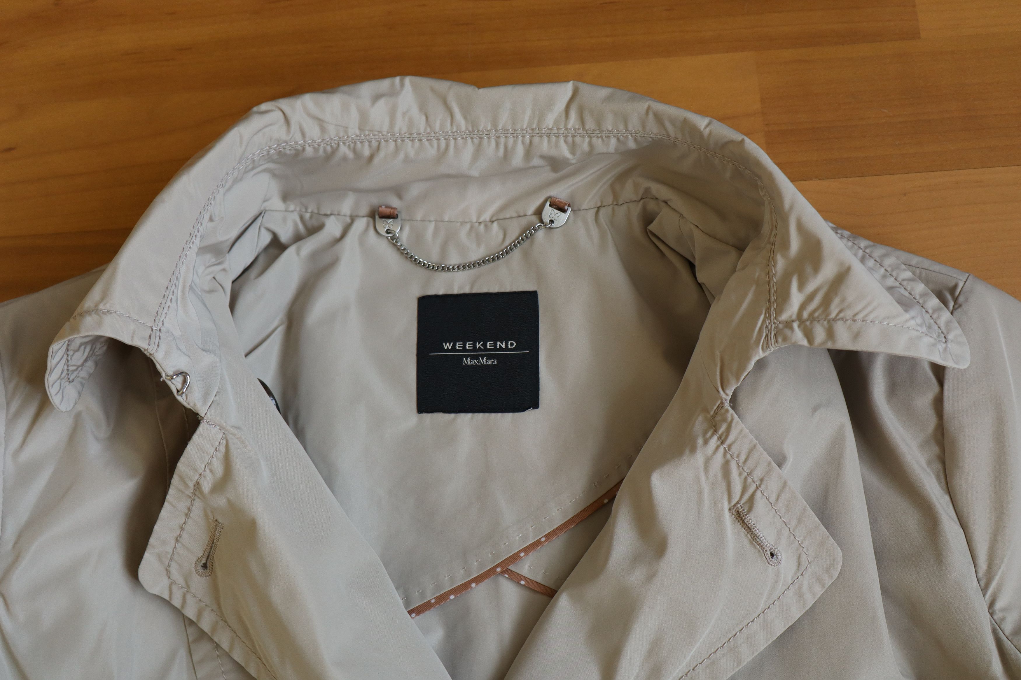 Weekend Max Mara Max Mara Weekend Jacket Trench Coat size S Beige Size S / US 4 / IT 40 - 5 Thumbnail