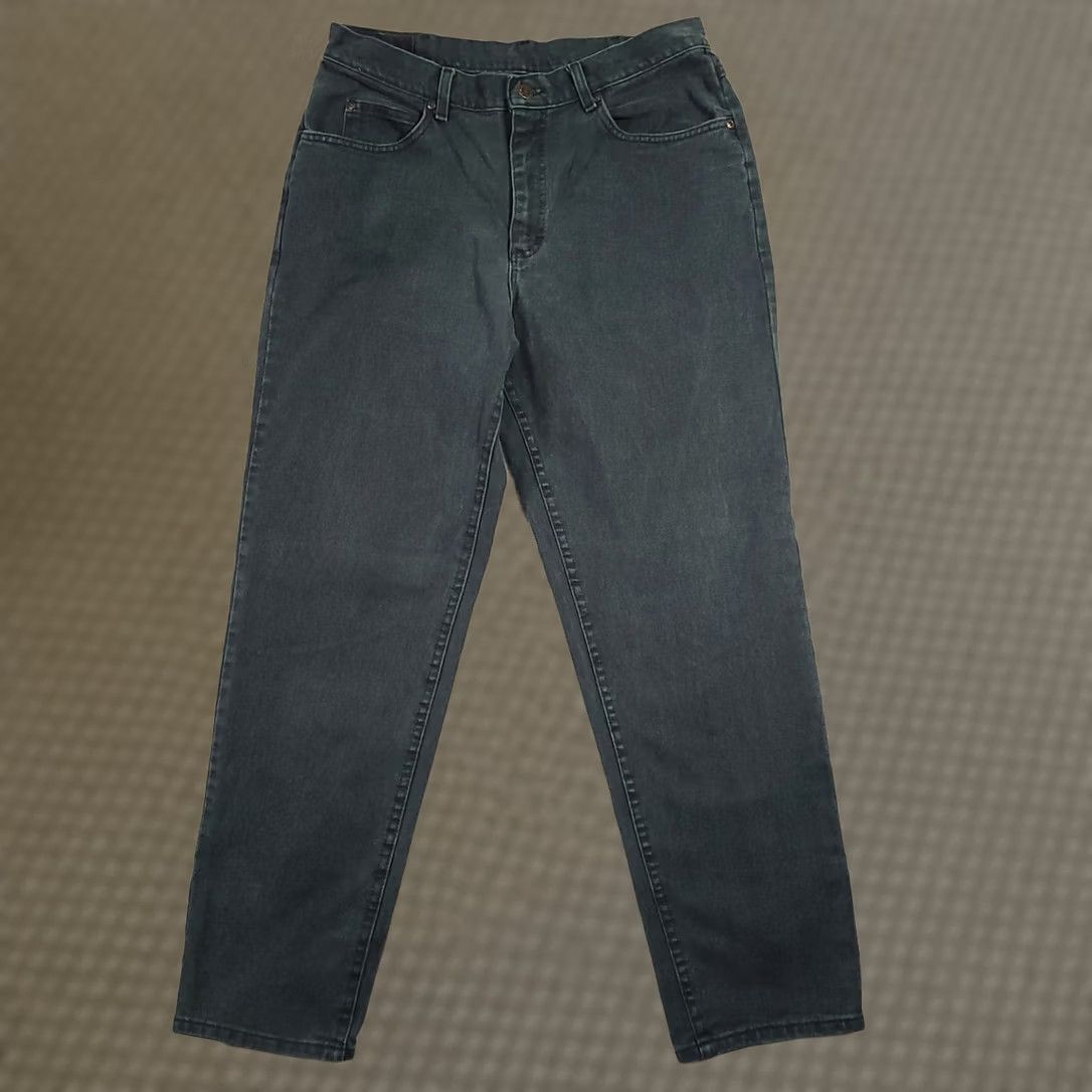 Lee VINTAGE Lee Riders Jeans Women's 36x32 Denim High Rise Green 90s Classic Distressed? Actually Distressed: No Size 25" / US 0 / IT 36 - 1 Thumbnail