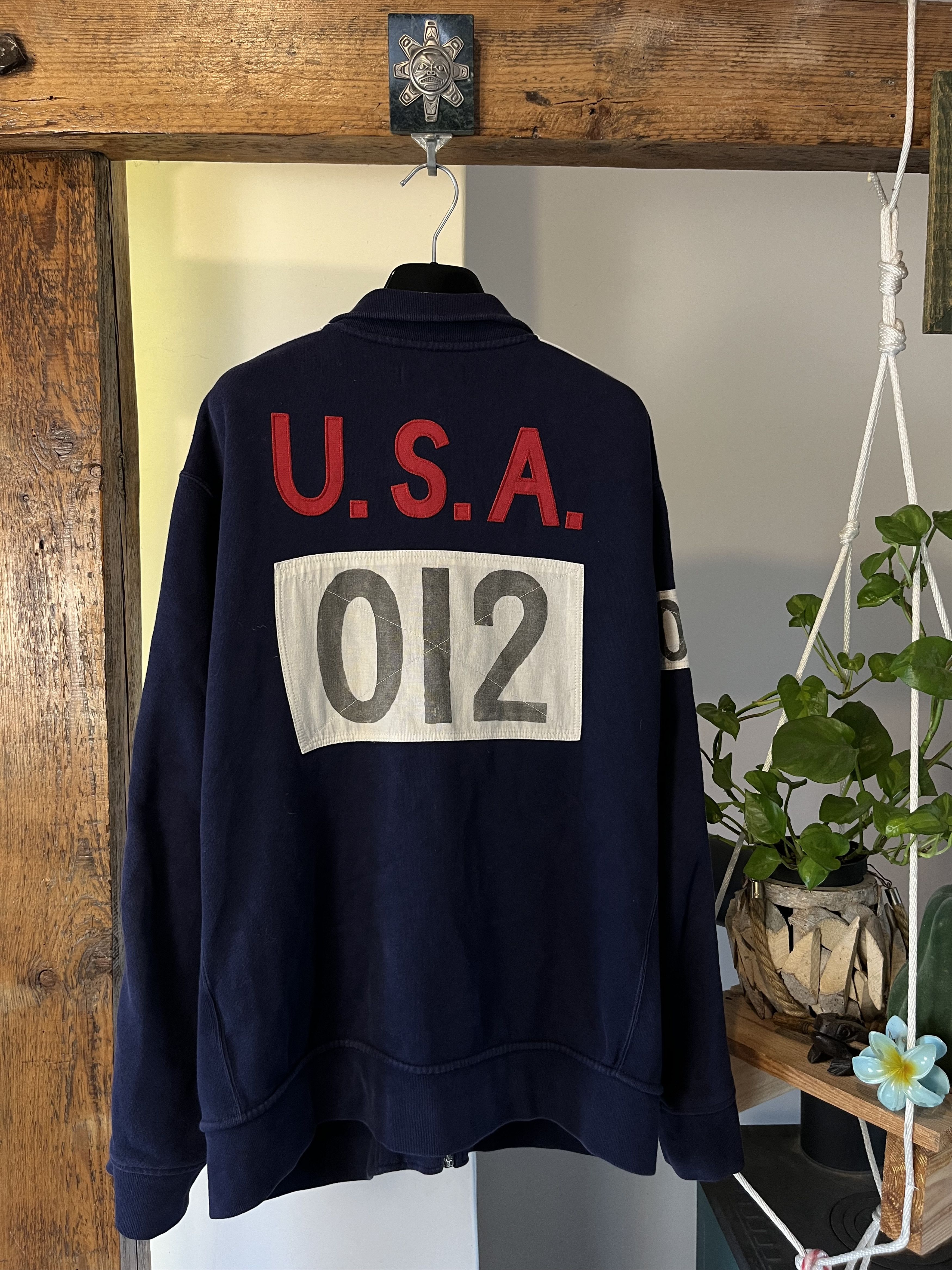 Polo Ralph Lauren Vintage 90s Polo Ralph Lauren Track and Field USA Chef Keef Size US XL / EU 56 / 4 - 2 Thumbnail